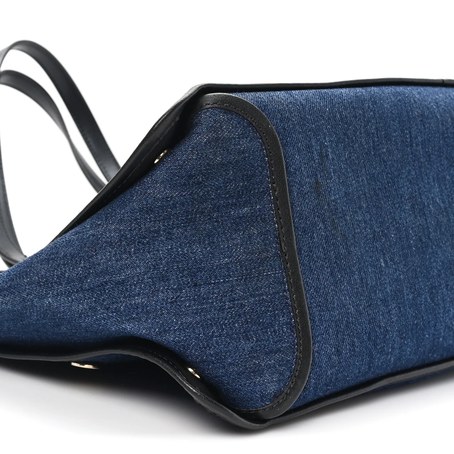 Denim Medium Logo Bond Shopper Tote Blue - Image 9