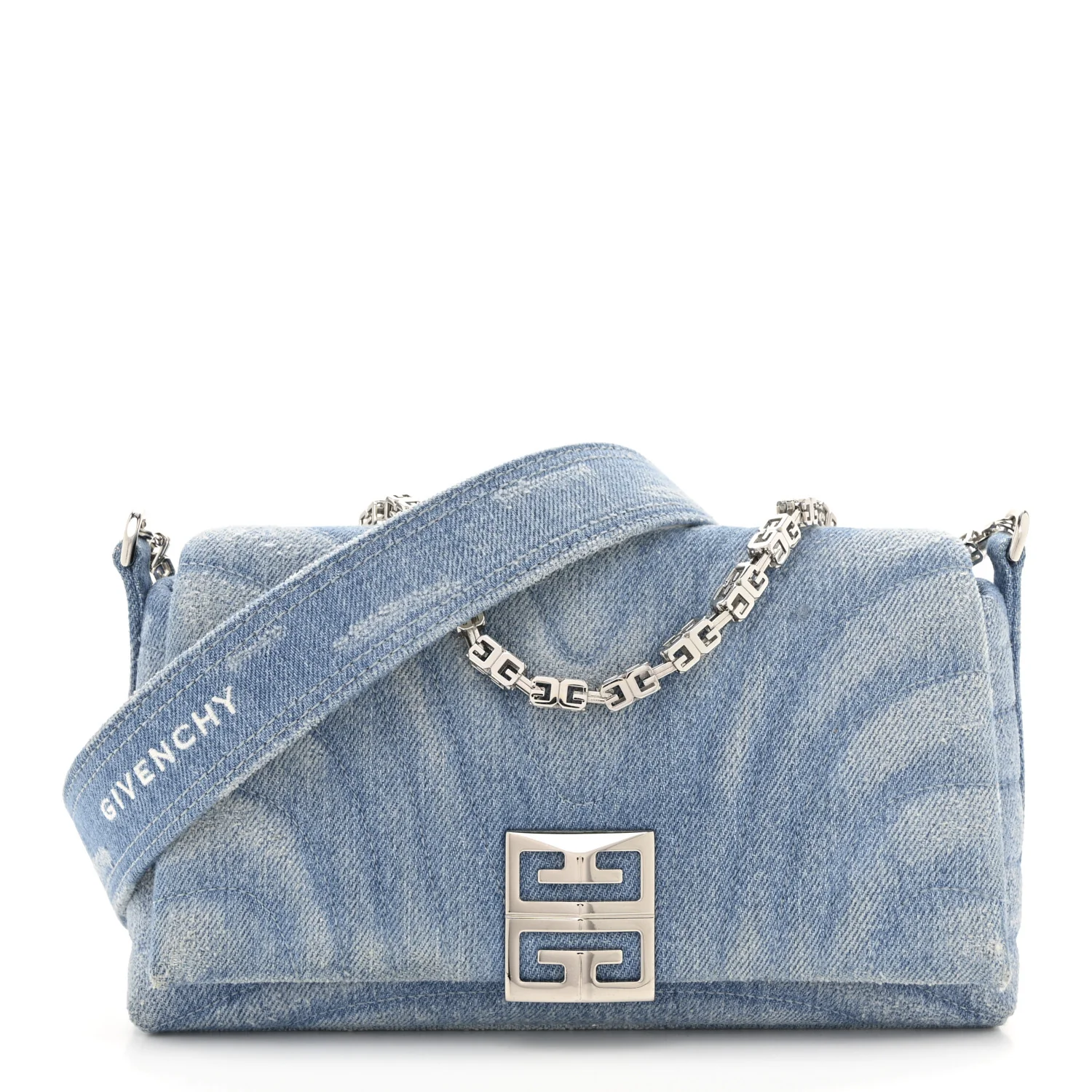 Denim Ombre Small 4G Shoulder Bag Blue