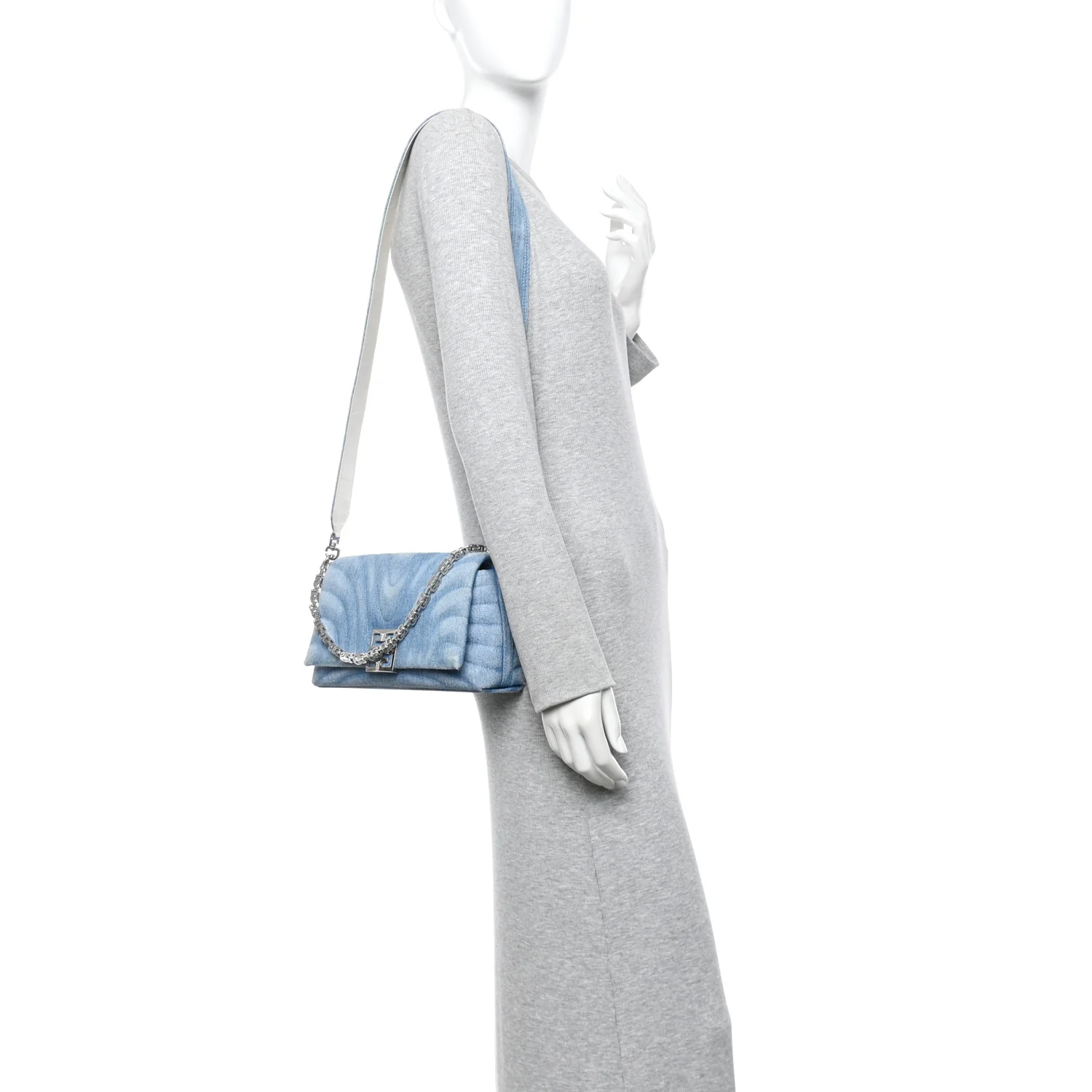 Denim Ombre Small 4G Shoulder Bag Blue - Image 2