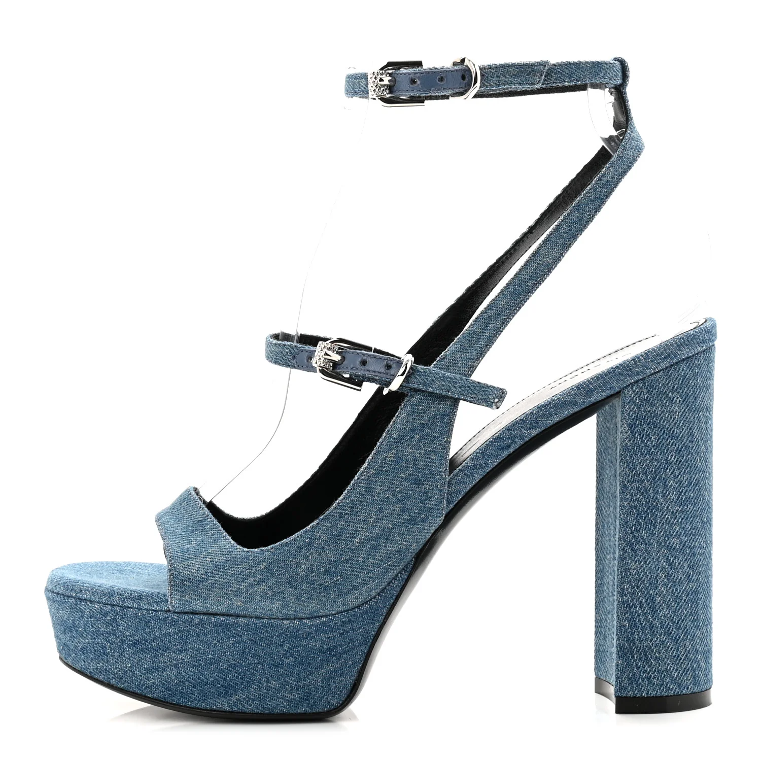 Denim Voyou Sandals 39 Medium Blue