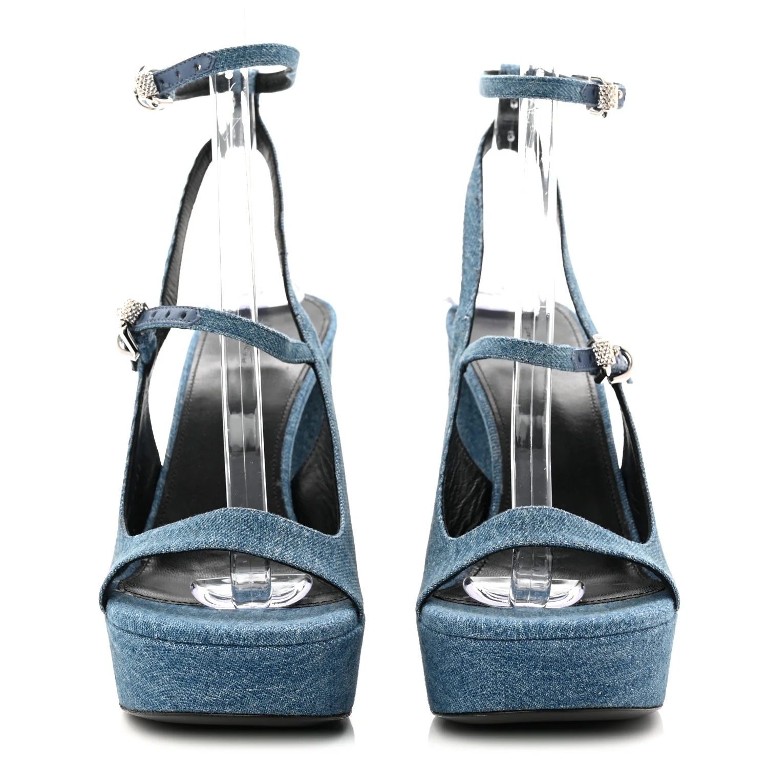 Denim Voyou Sandals 39 Medium Blue - Image 3