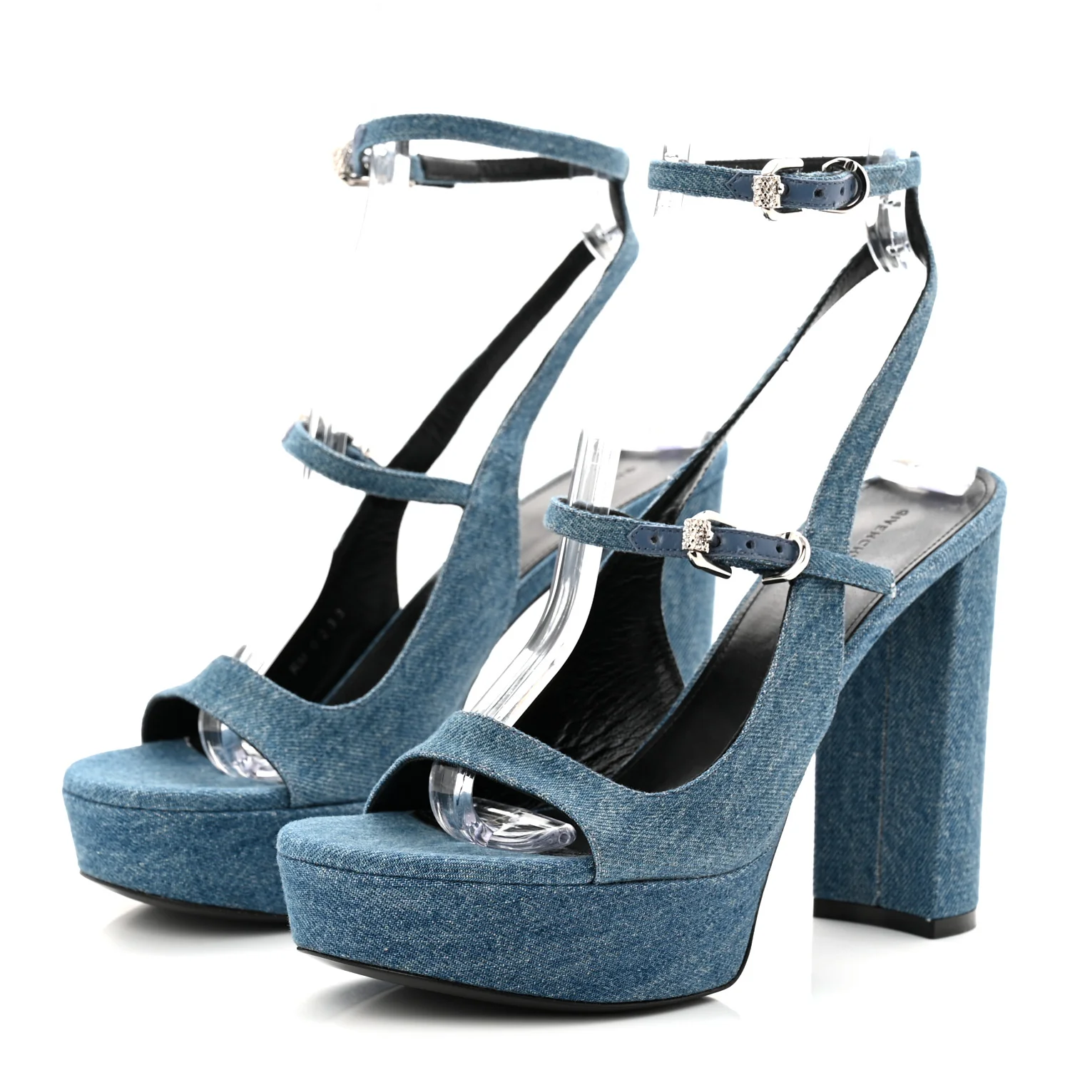 Denim Voyou Sandals 39 Medium Blue - Image 4
