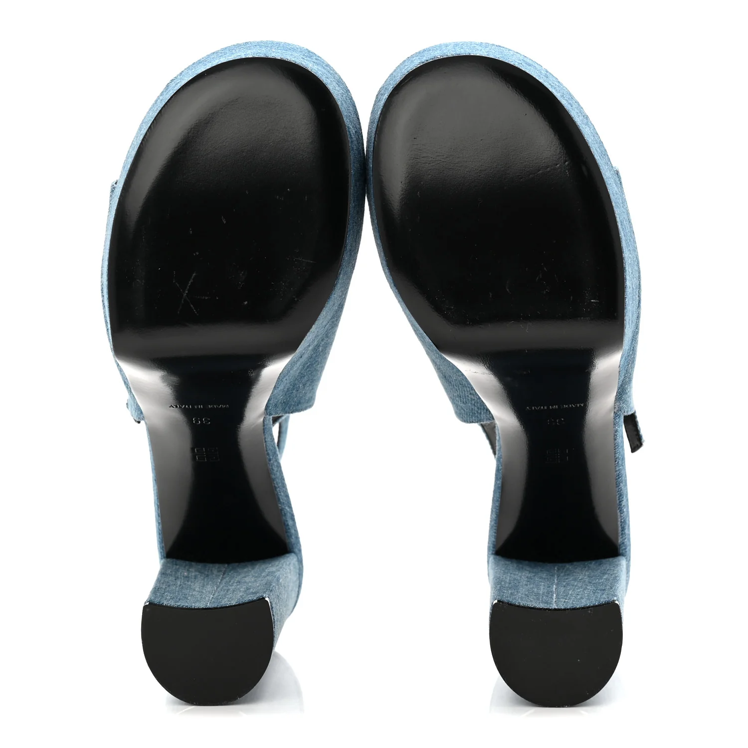 Denim Voyou Sandals 39 Medium Blue - Image 6