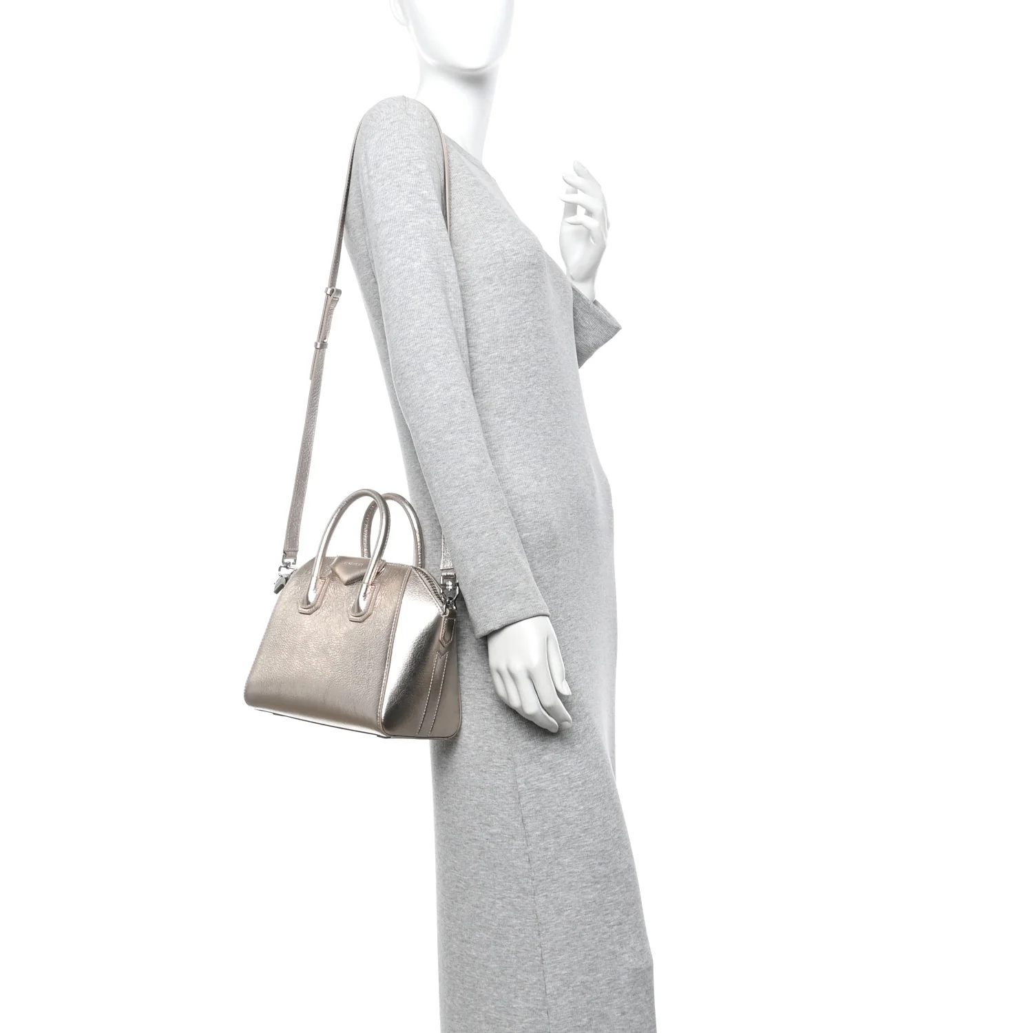 Laminated Lambskin Mini Antigona Gold - Image 2