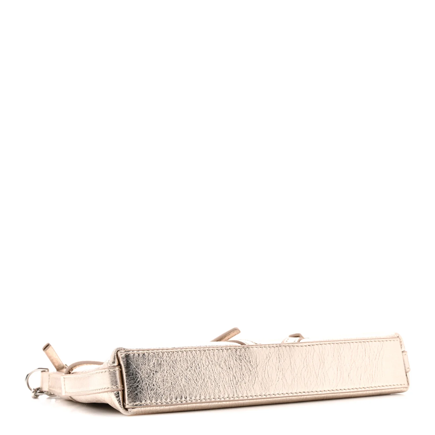 Metallic Calfskin Mini Voyou Bag Dusty Gold - Image 4