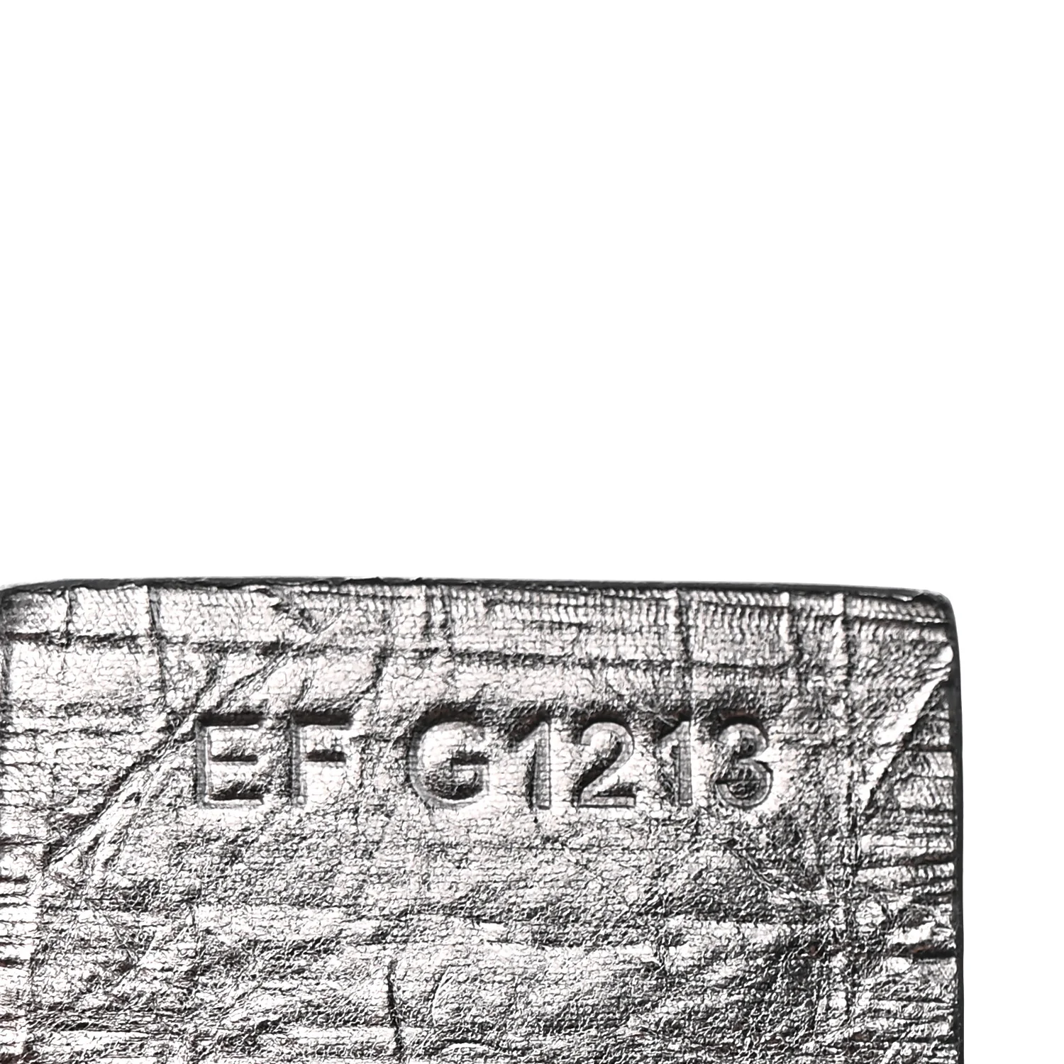 Metallic Calfskin Small Voyou Bag Silver - Image 7