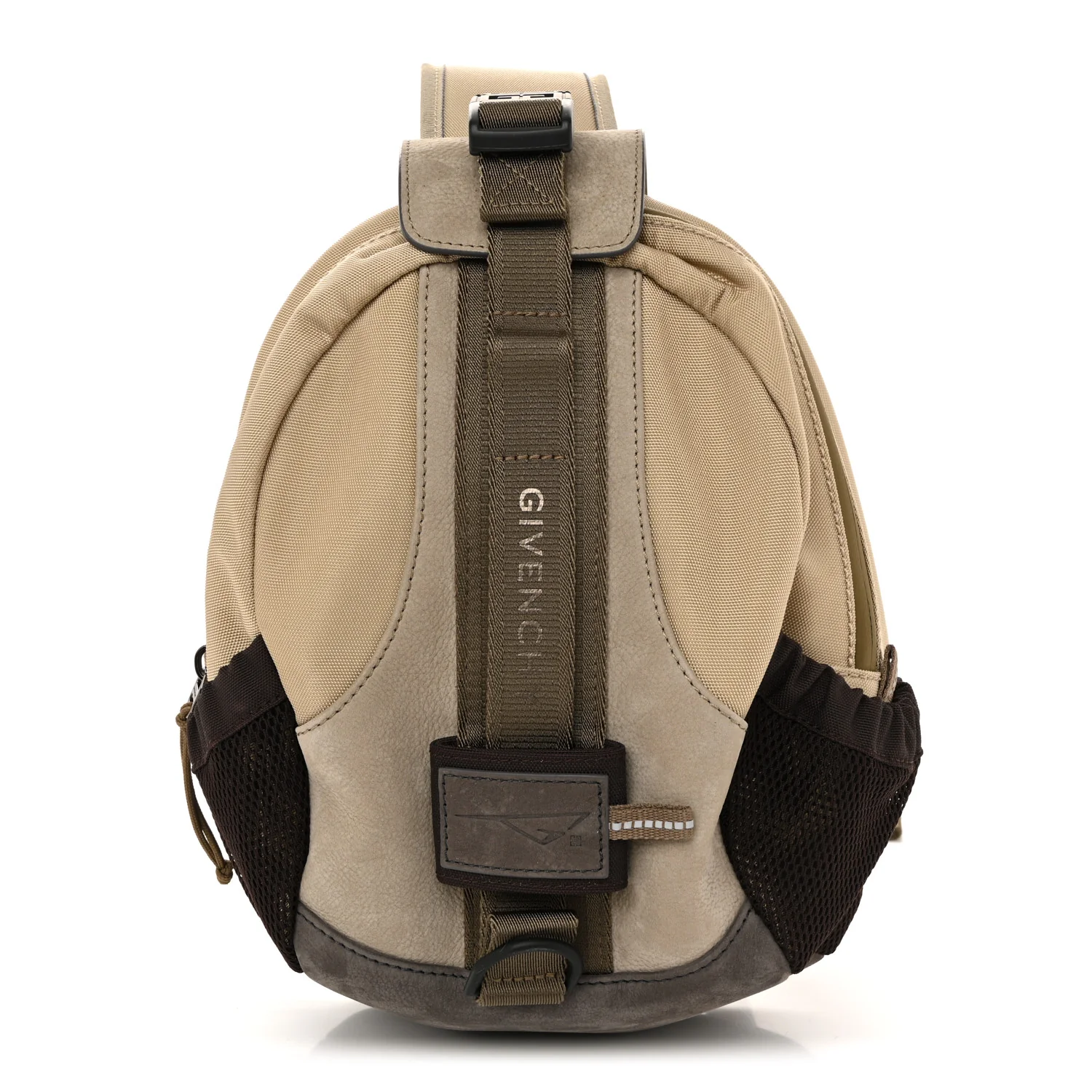 Nylon Nubuck G-Trail Small Sling Bag Taupe Anthracite Sand
