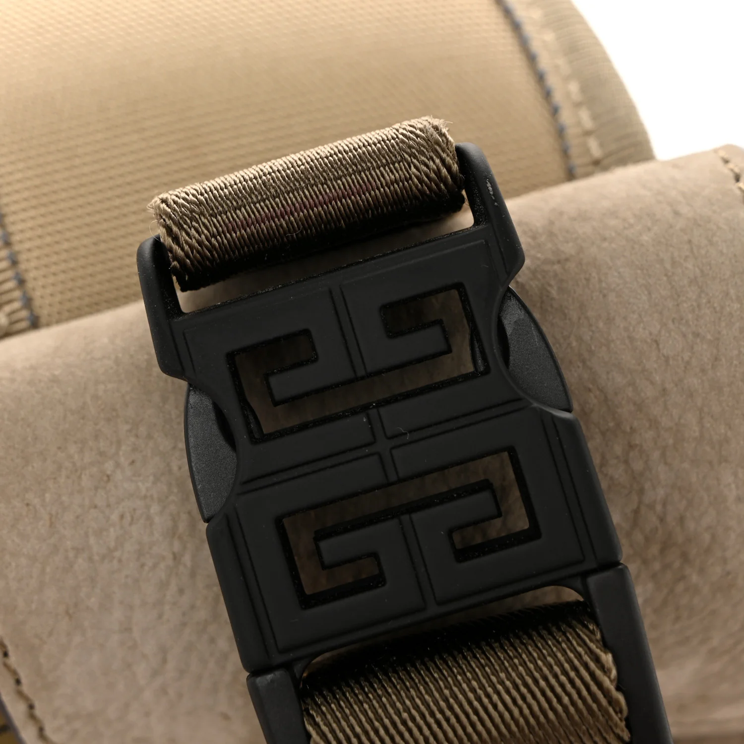 Nylon Nubuck G-Trail Small Sling Bag Taupe Anthracite Sand - Image 13