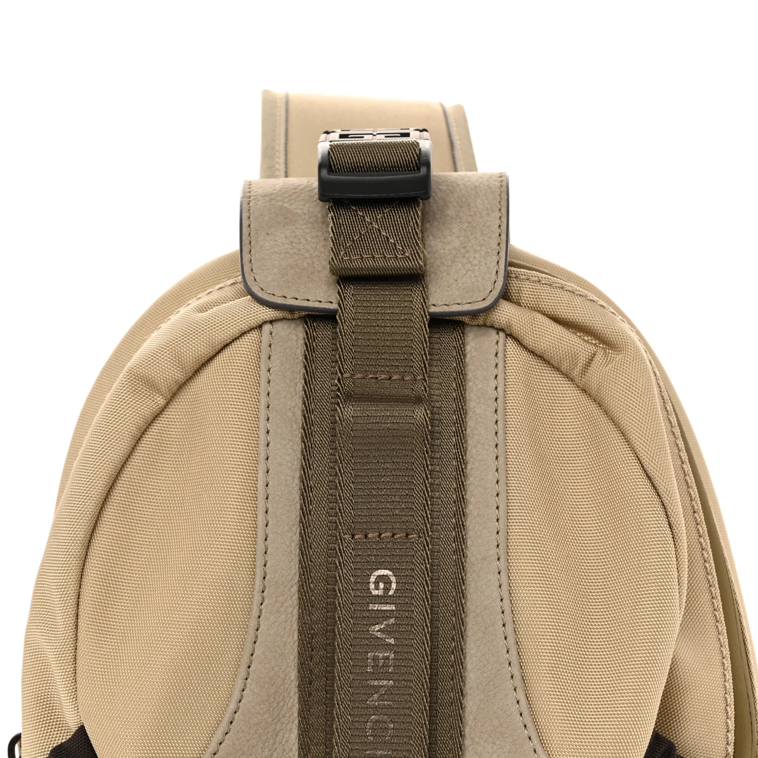 Nylon Nubuck G-Trail Small Sling Bag Taupe Anthracite Sand - Image 8