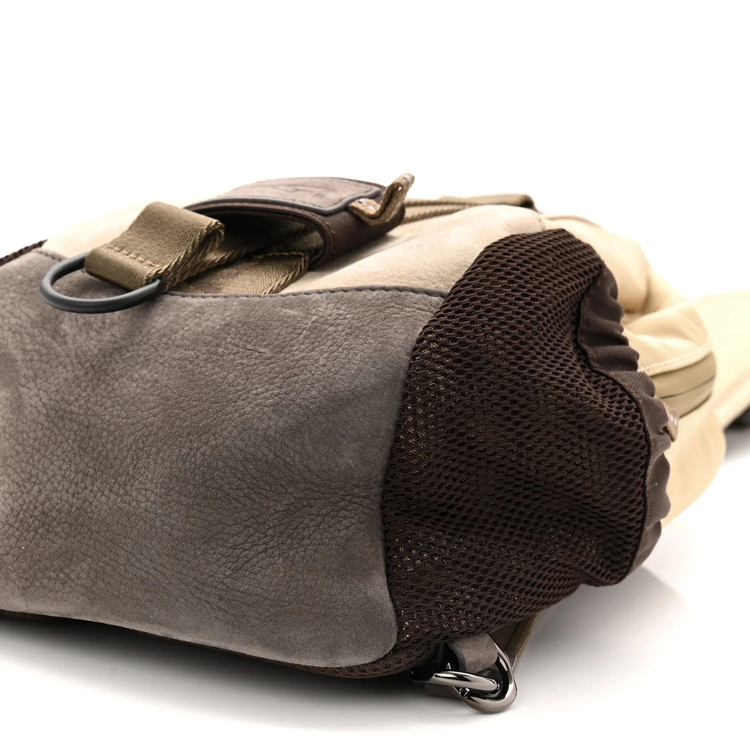 Nylon Nubuck G-Trail Small Sling Bag Taupe Anthracite Sand - Image 9