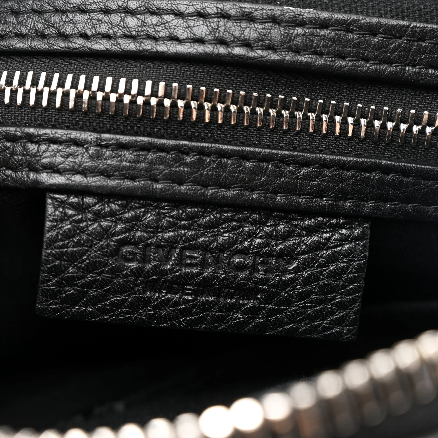 Pebbled Calfskin Small Nightingale Black - Image 6