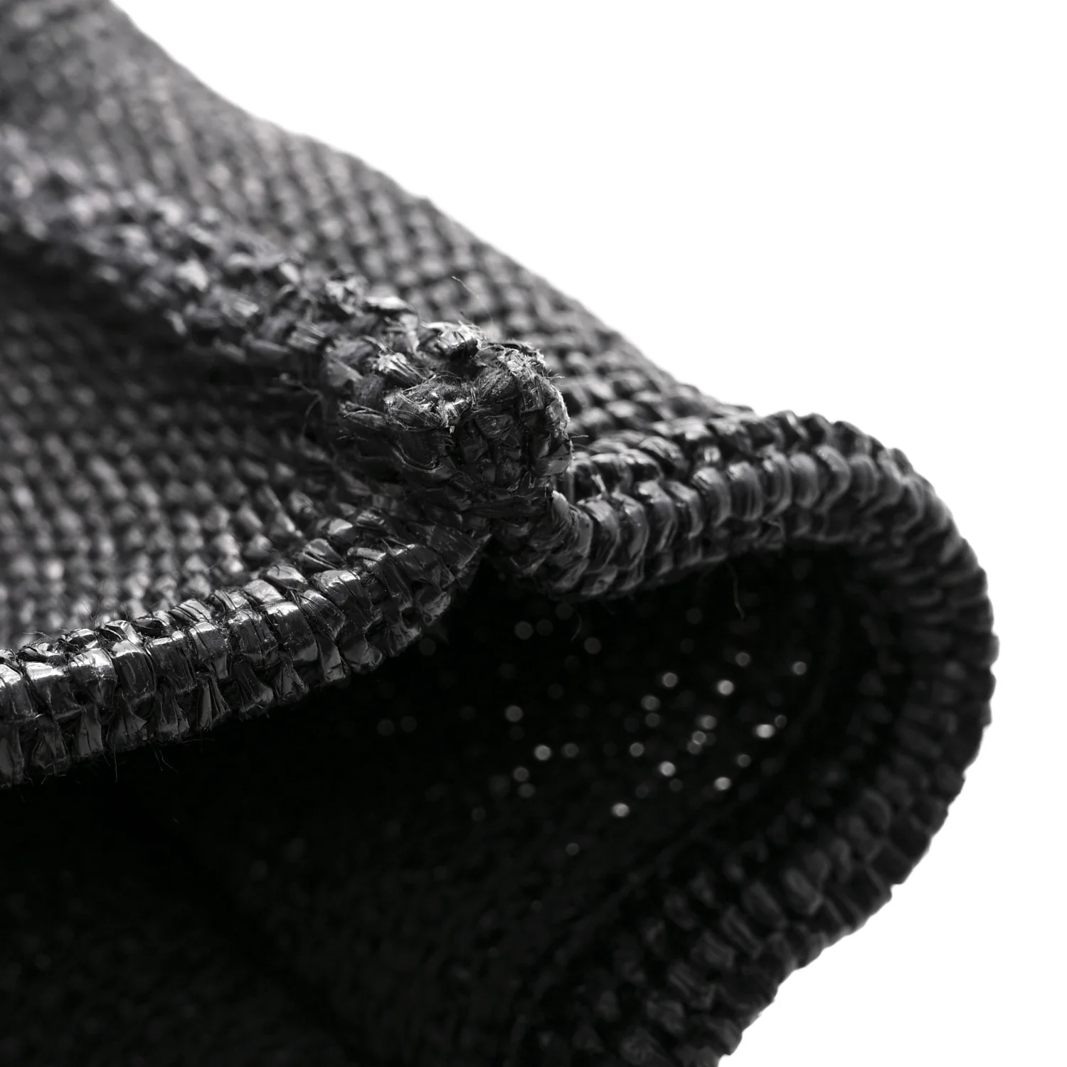 Raffia Large G Shopping Tote Black - Image 12