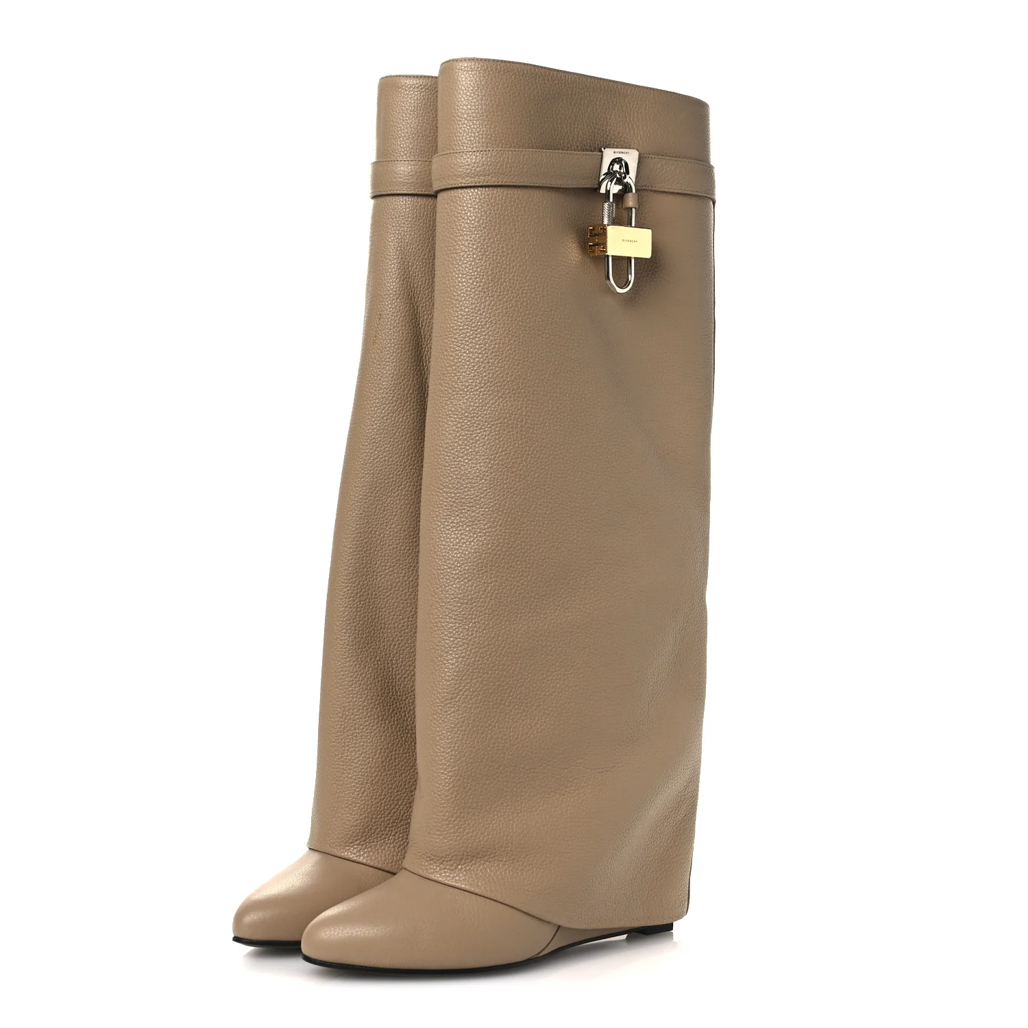 Shark Lock Pant Boots 41 Natural Beige - Image 4