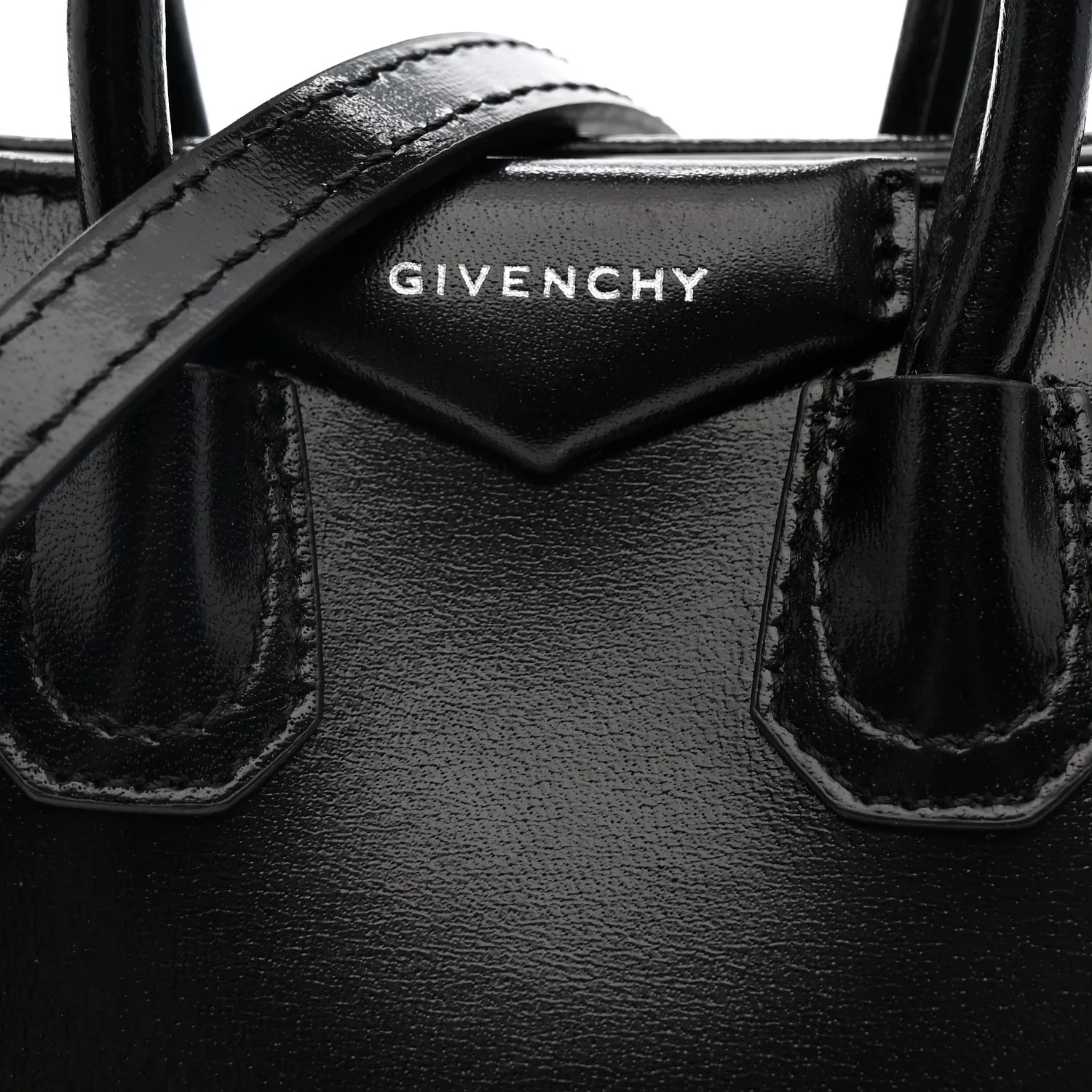 Shiny Lord Calfskin Micro Antigona Black - Image 8