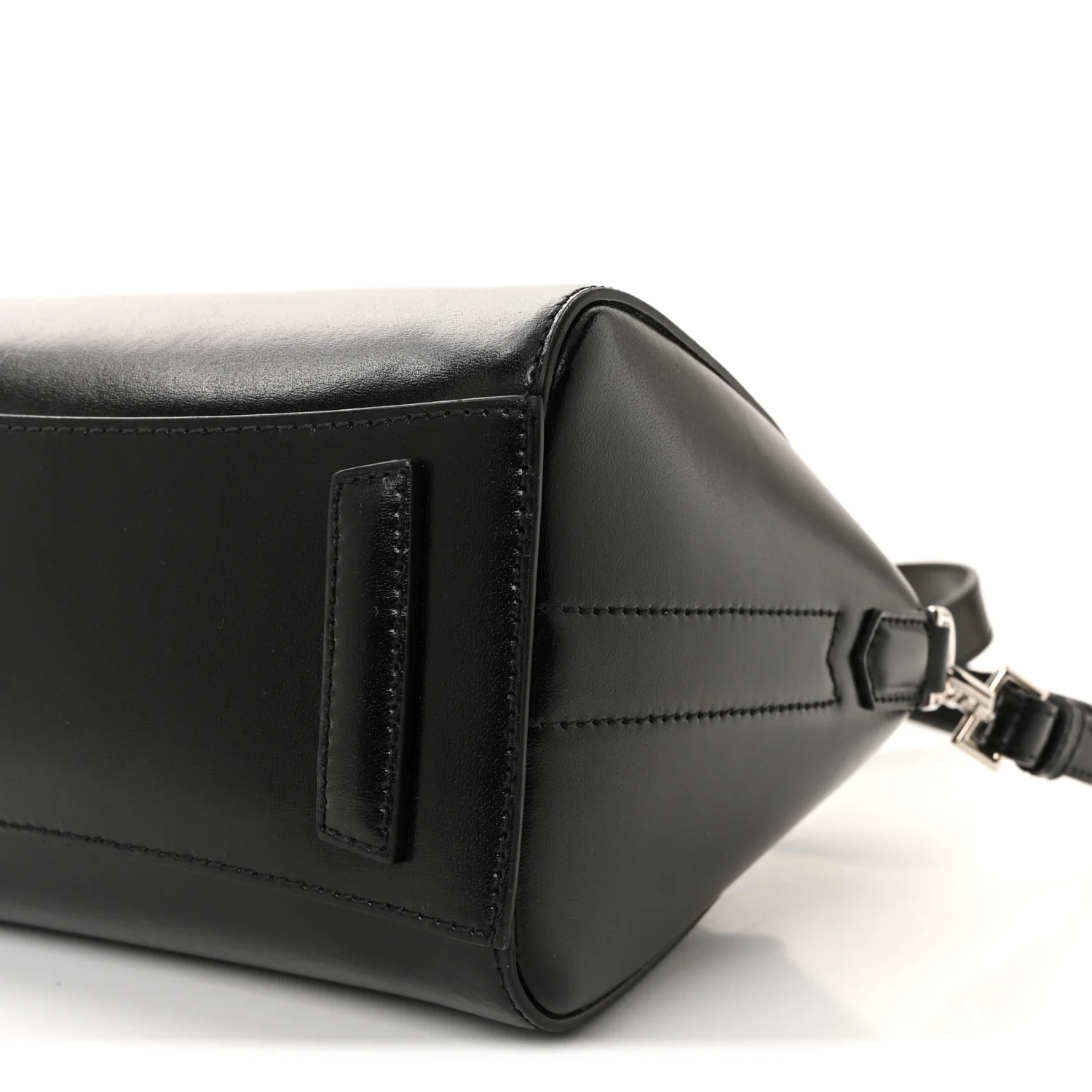 Shiny Lord Calfskin Mini Antigona Black - Image 10