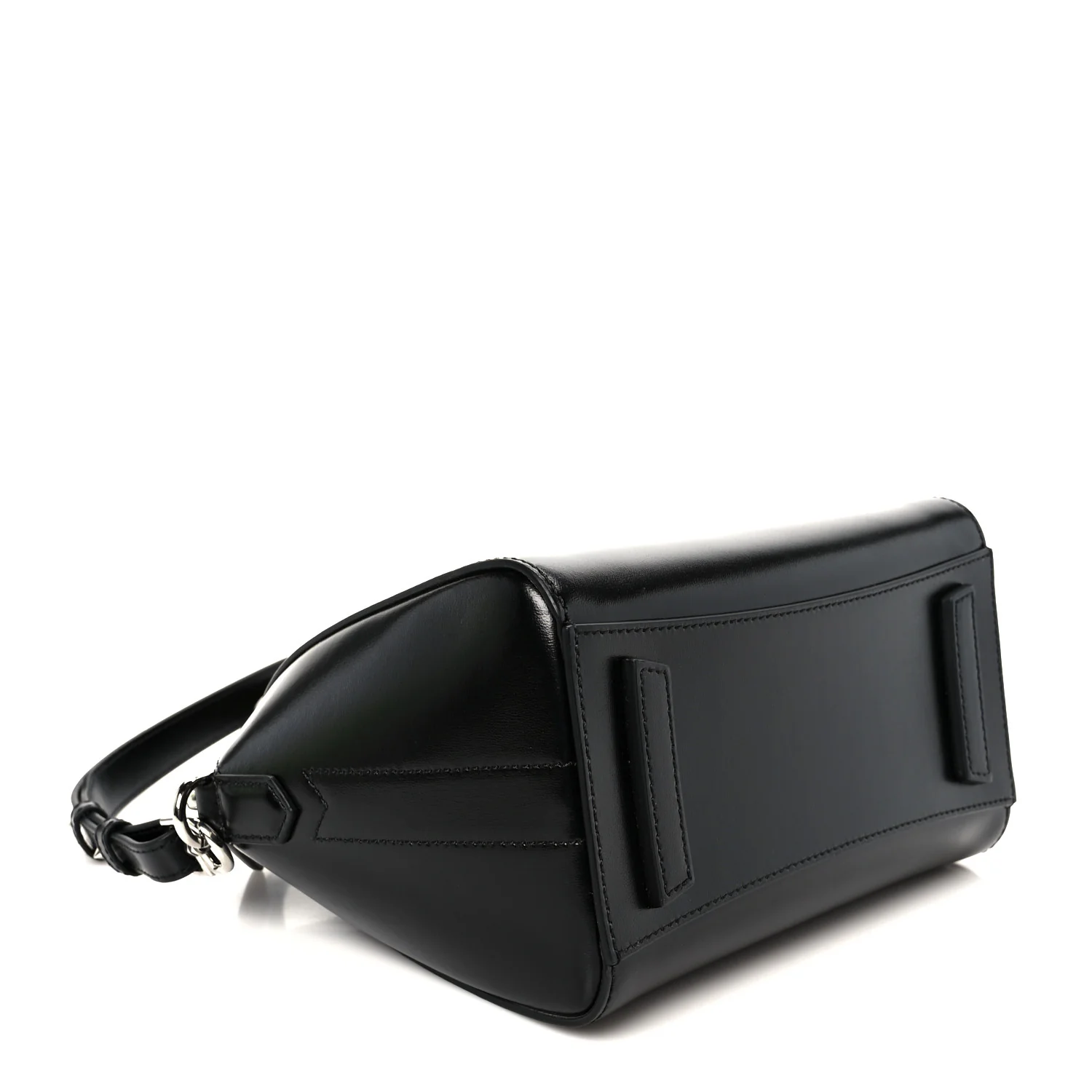 Shiny Lord Calfskin Mini Antigona Black - Image 4