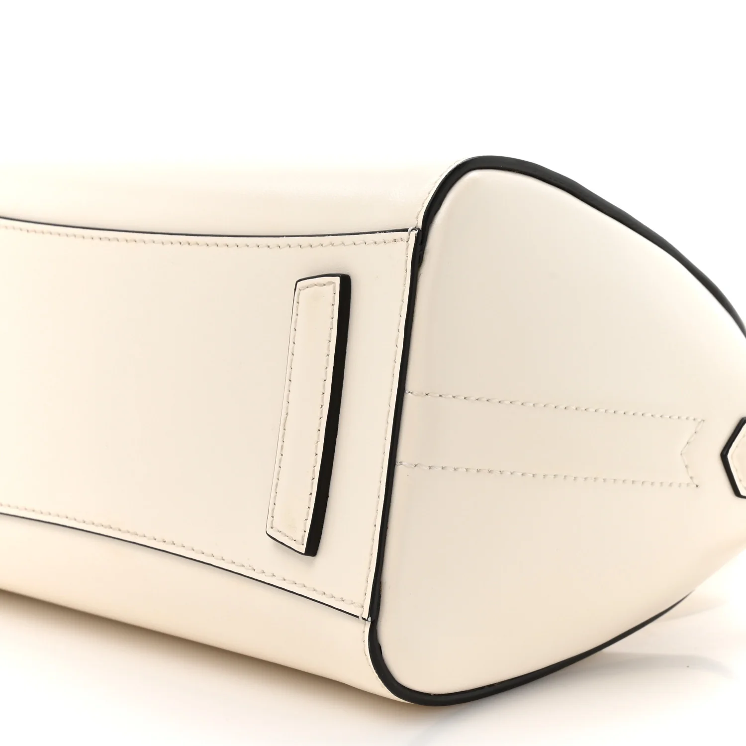 Shiny Lord Calfskin Mini Antigona Ivory - Image 9