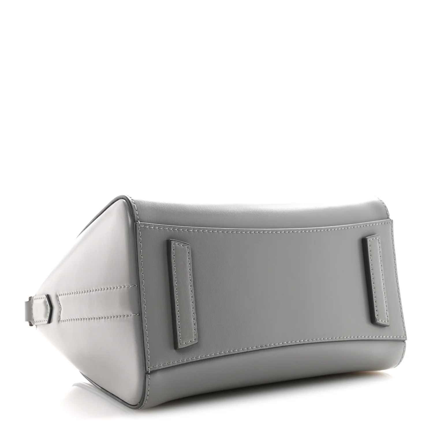 Shiny Lord Calfskin Mini Antigona Pearl Grey - Image 4