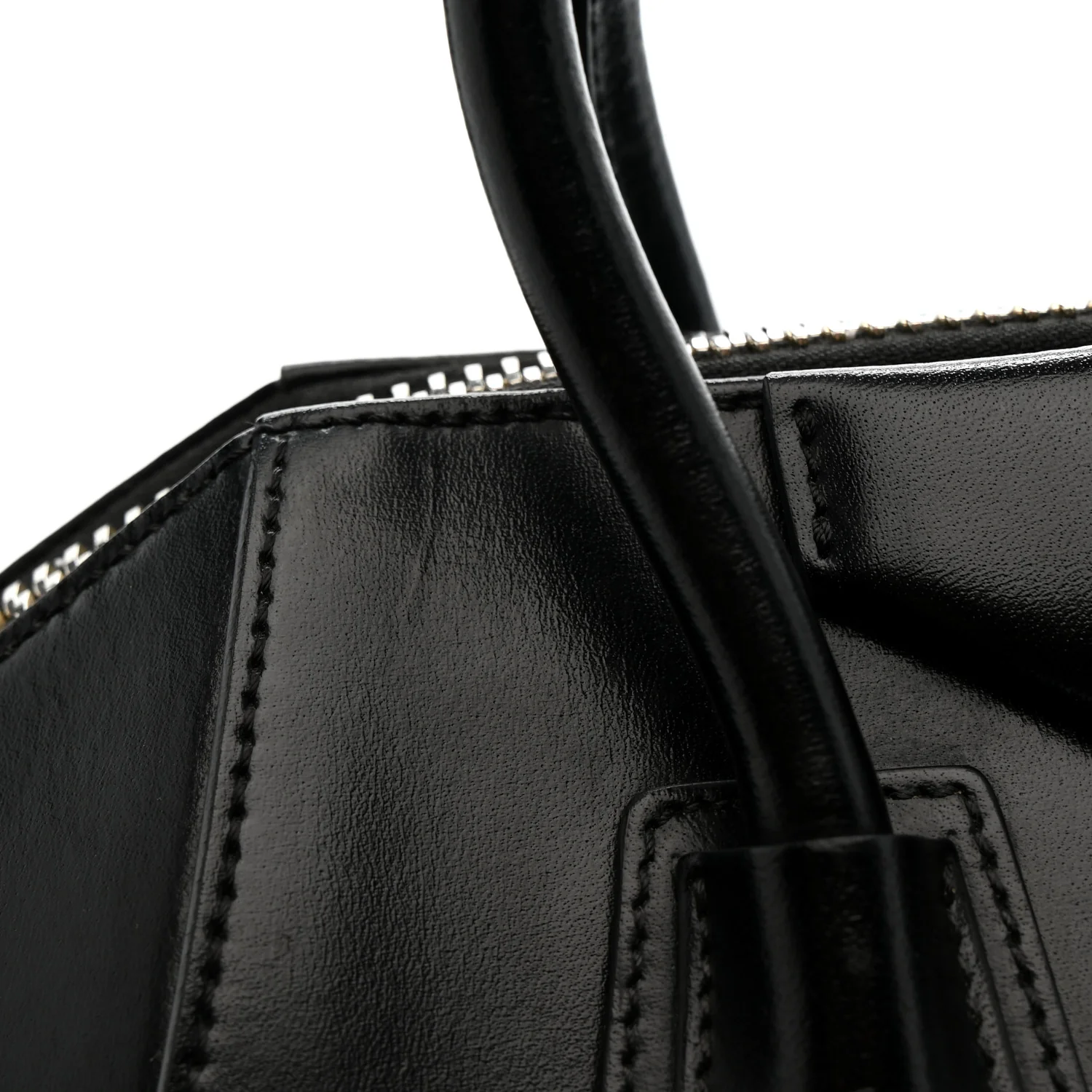 Shiny Lord Calfskin Small Antigona Black - Image 11