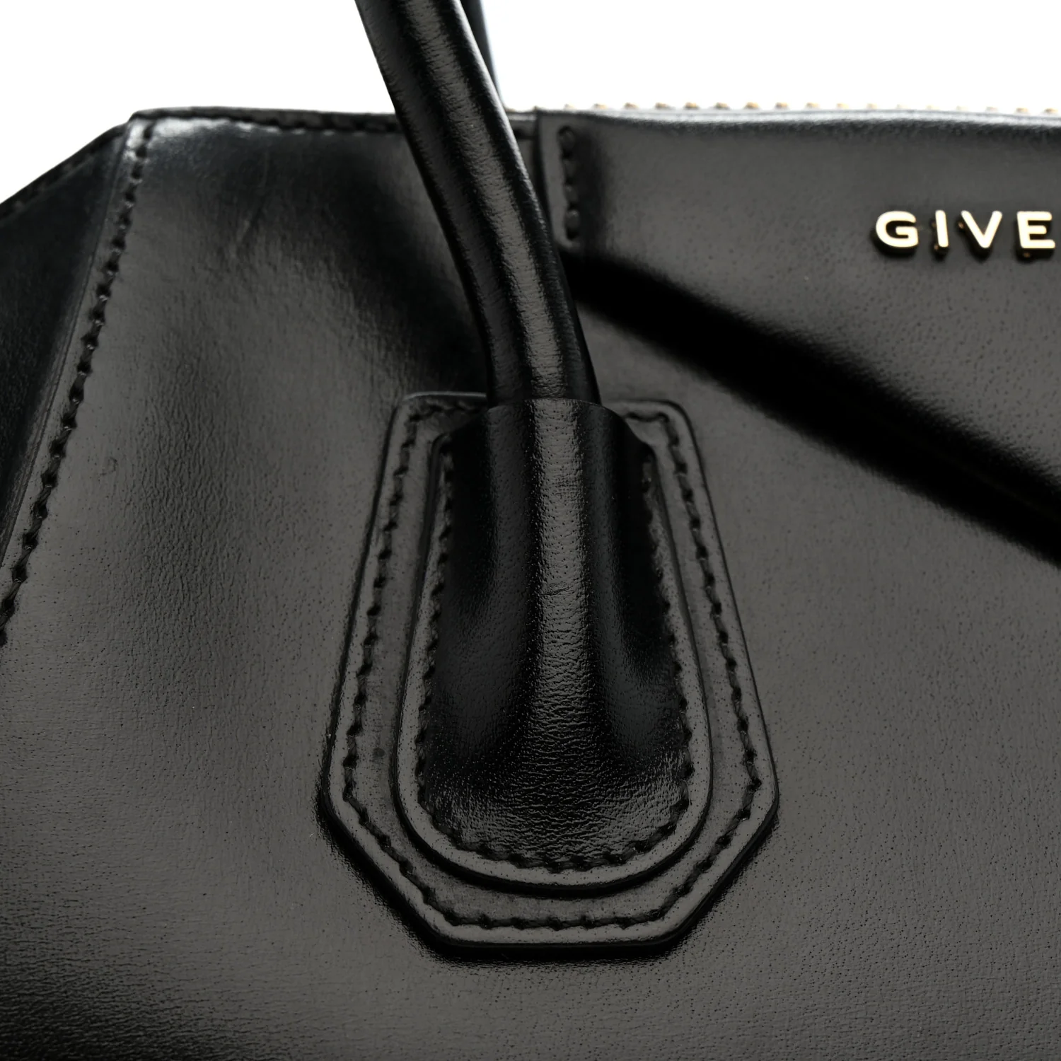 Shiny Lord Calfskin Small Antigona Black - Image 12