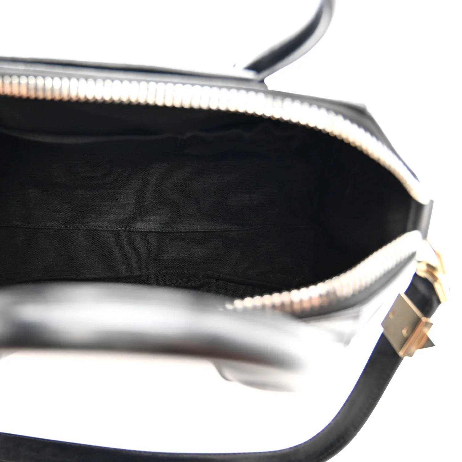 Shiny Lord Calfskin Small Antigona Black - Image 5