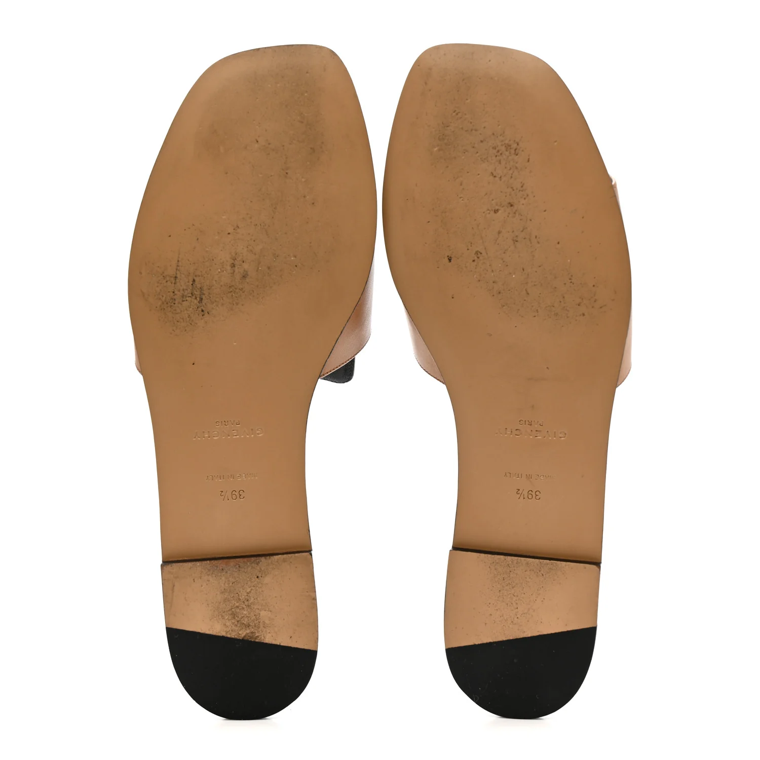 Smooth Calfskin 4G Flat Sandals 39.5 Brown - Image 6