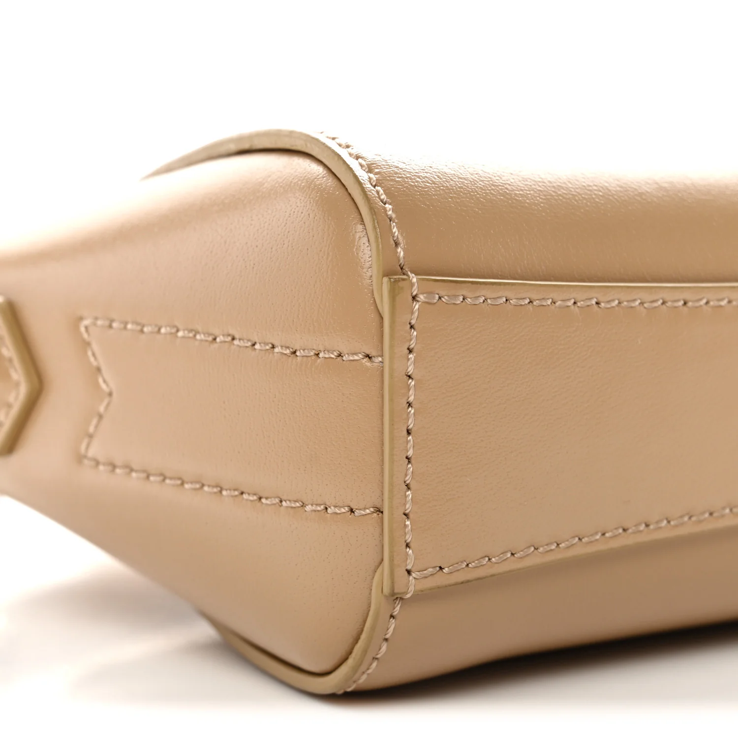Smooth Calfskin Nano Antigona Beige Cappuccino - Image 8