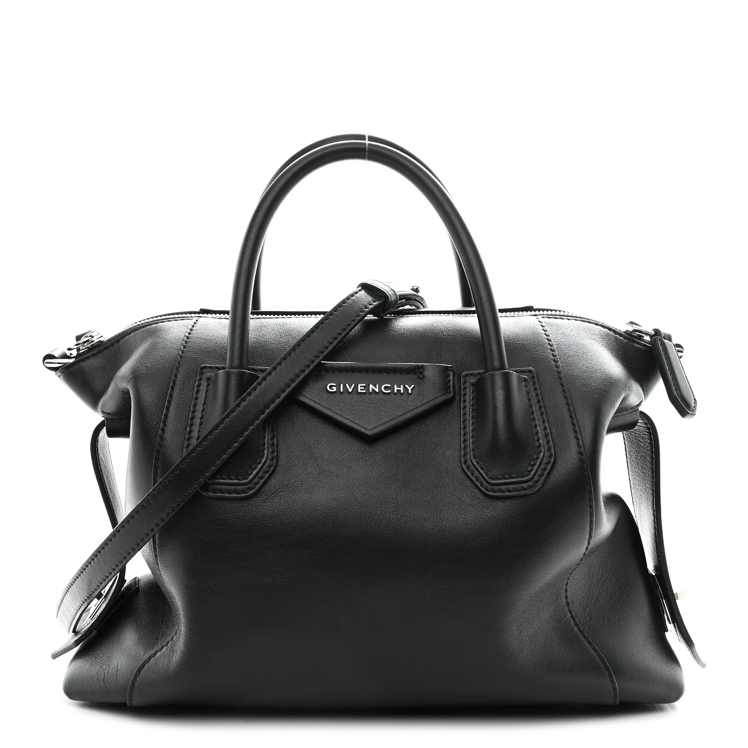 Smooth Calfskin Small Soft Antigona Black - Image 2