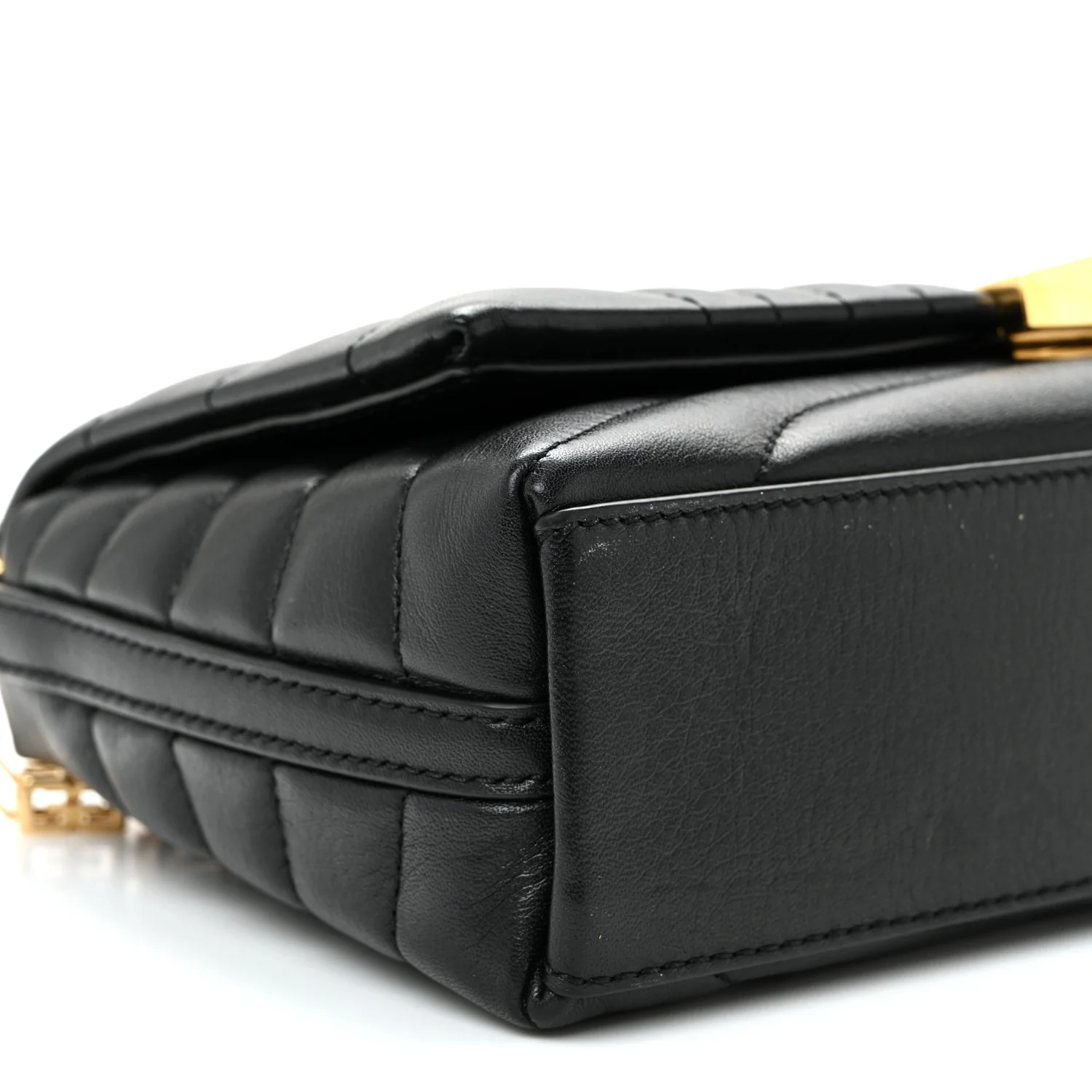Soft Calfskin 4G Quilted Small Shoulder Bag Black - Image 8