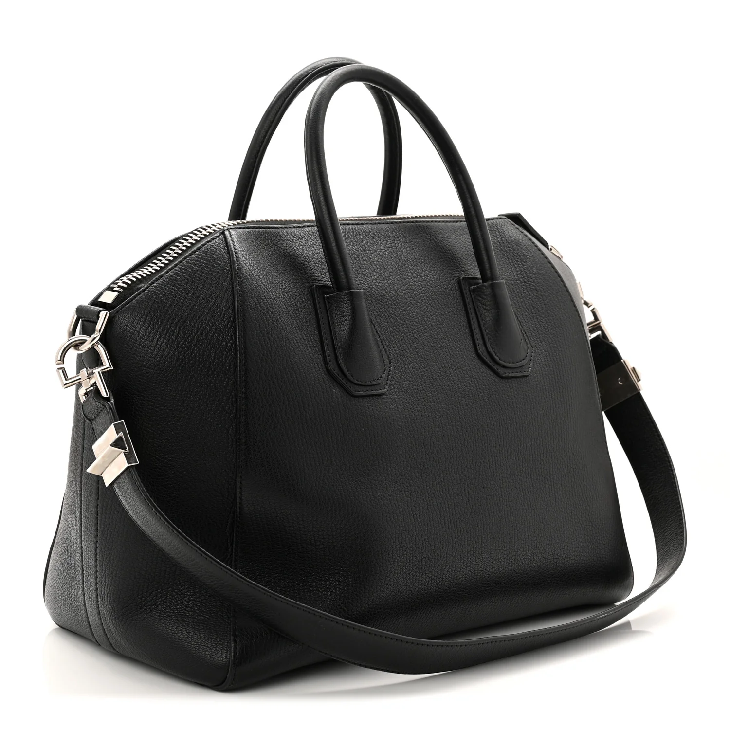 Sugar Goatskin Large Antigona Black - Image 3