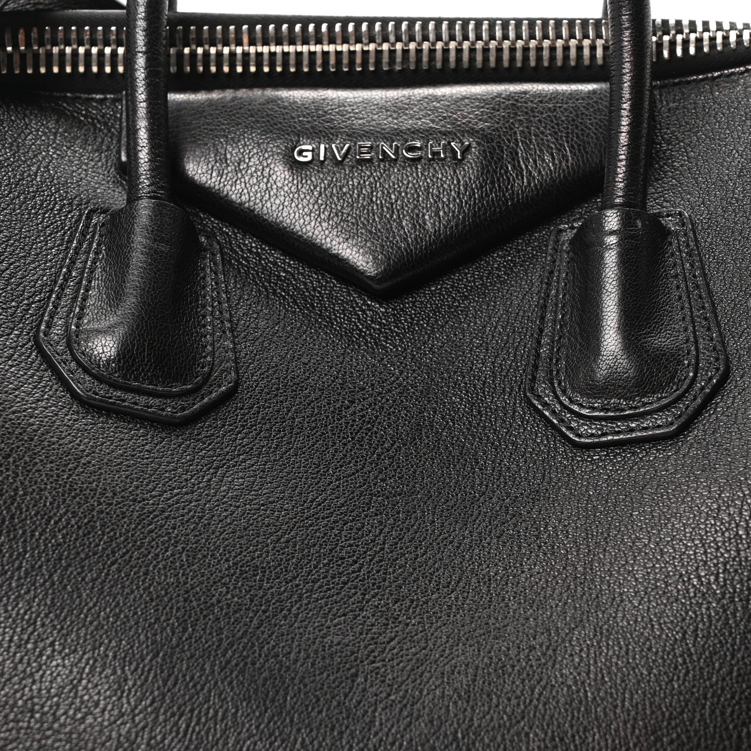 Sugar Goatskin Medium Antigona Black - Image 8