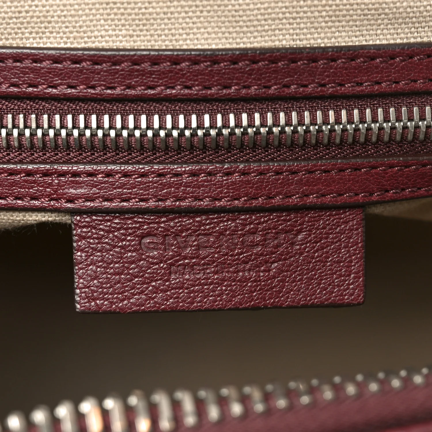 Sugar Goatskin Medium Antigona Oxblood - Image 6