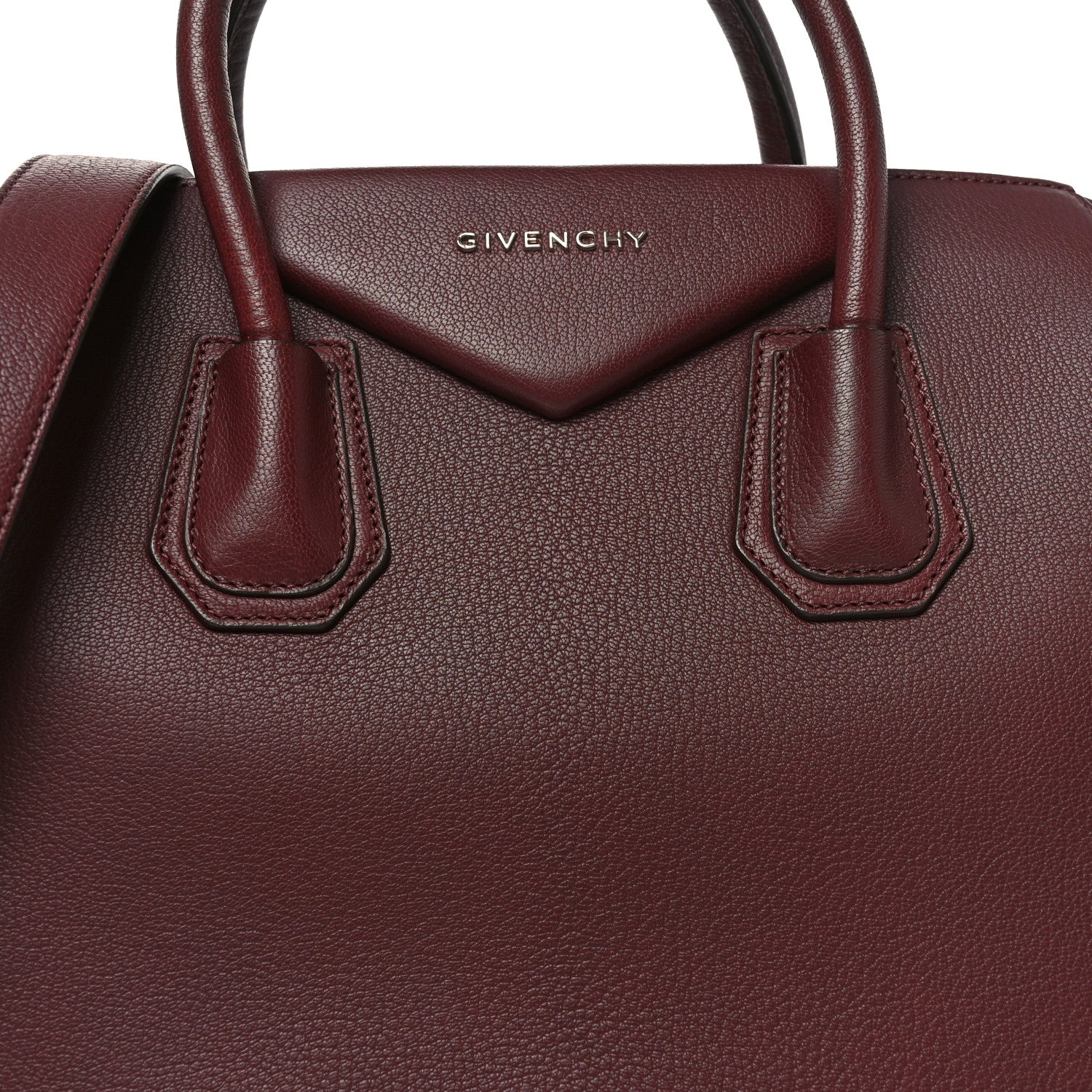 Sugar Goatskin Medium Antigona Oxblood - Image 8