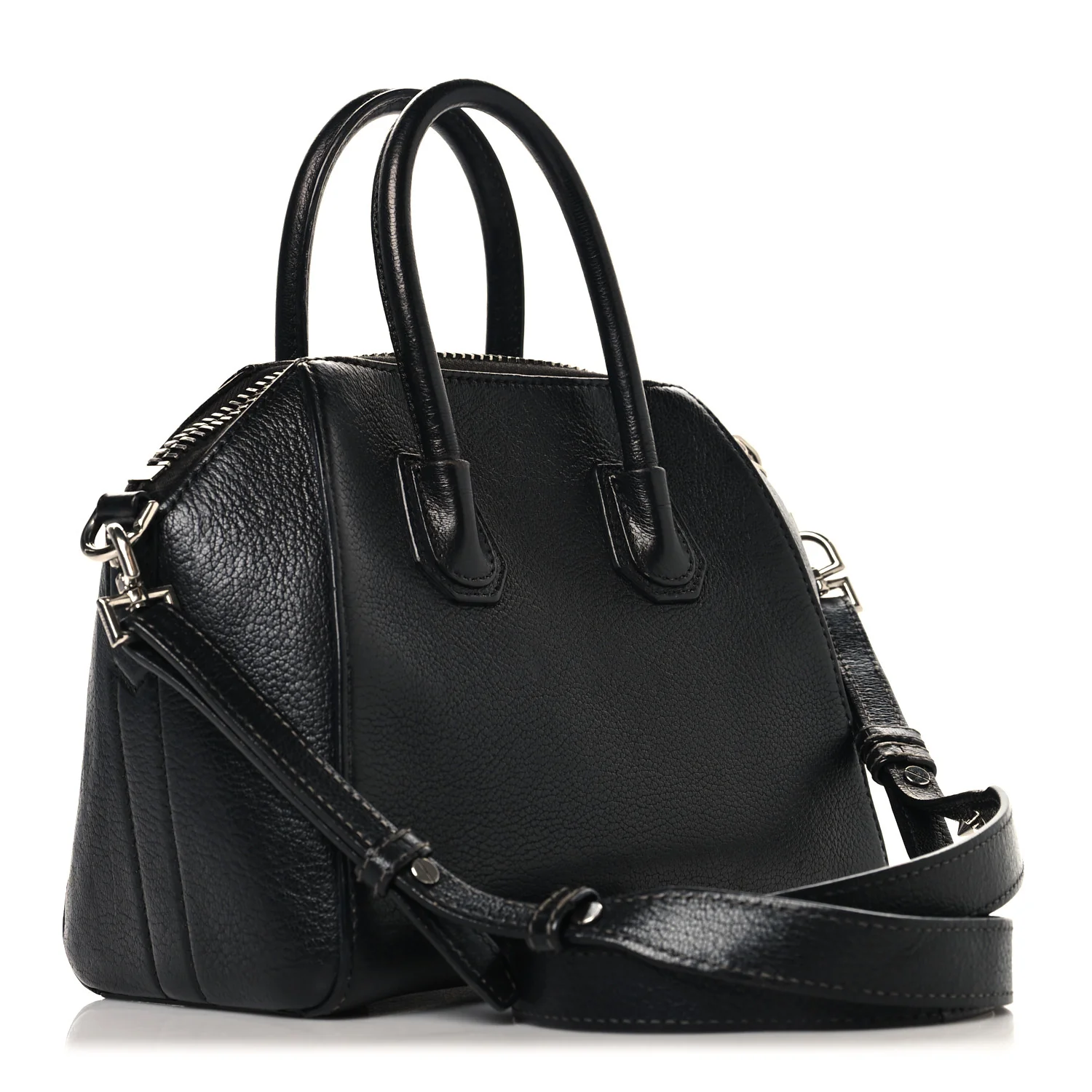Sugar Goatskin Mini Antigona Black - Image 3