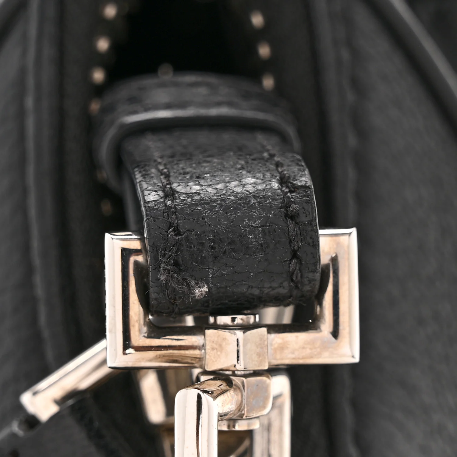 Sugar Goatskin Mini Antigona Black - Image 12