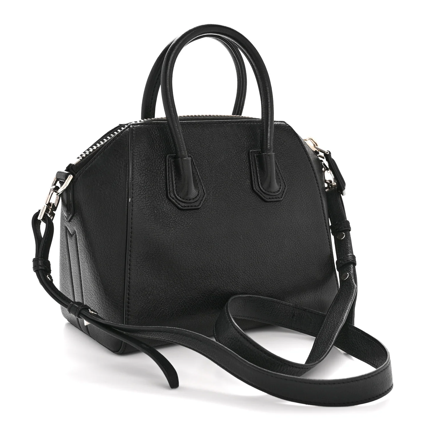 Sugar Goatskin Mini Antigona Black - Image 3