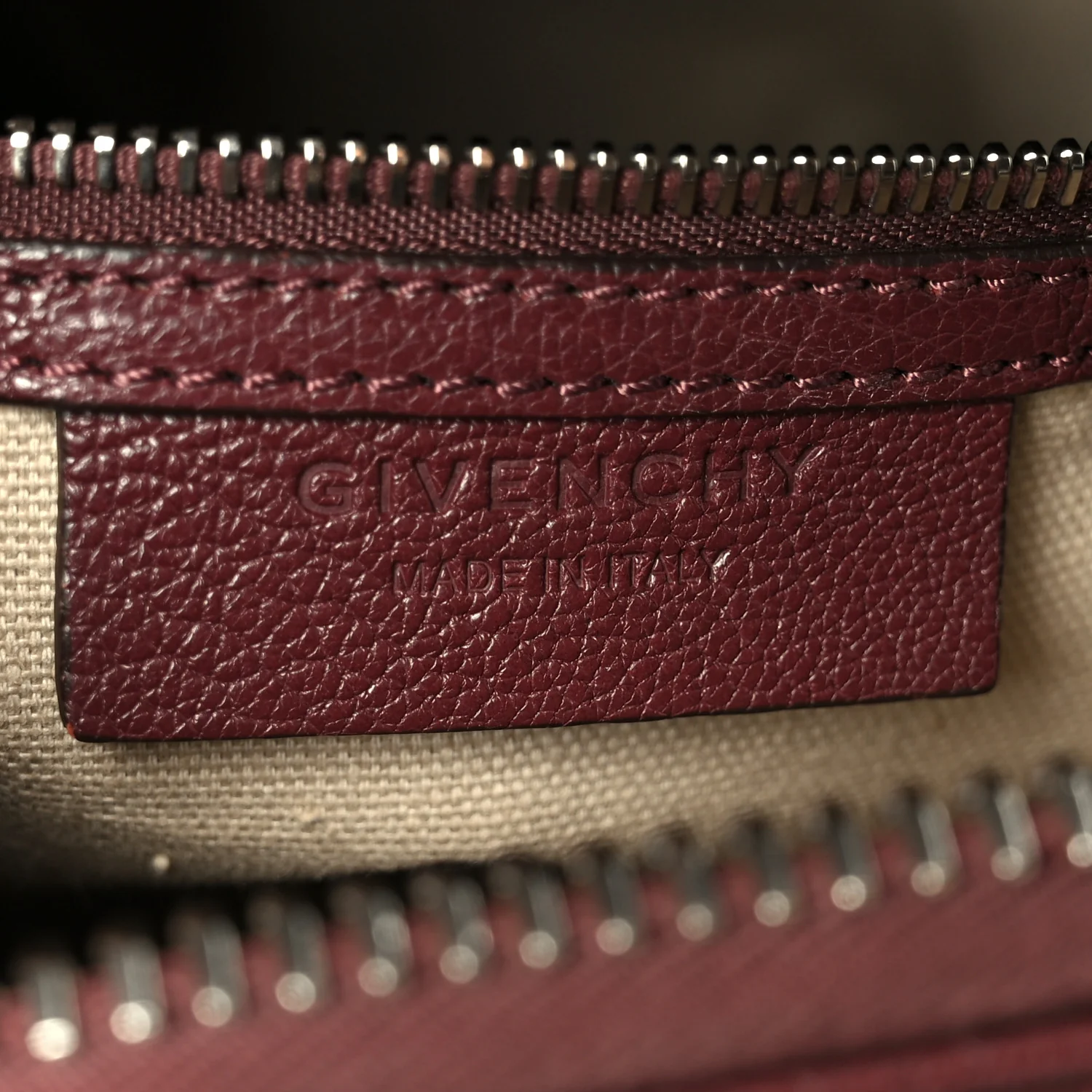 Sugar Goatskin Mini Antigona Oxblood - Image 6