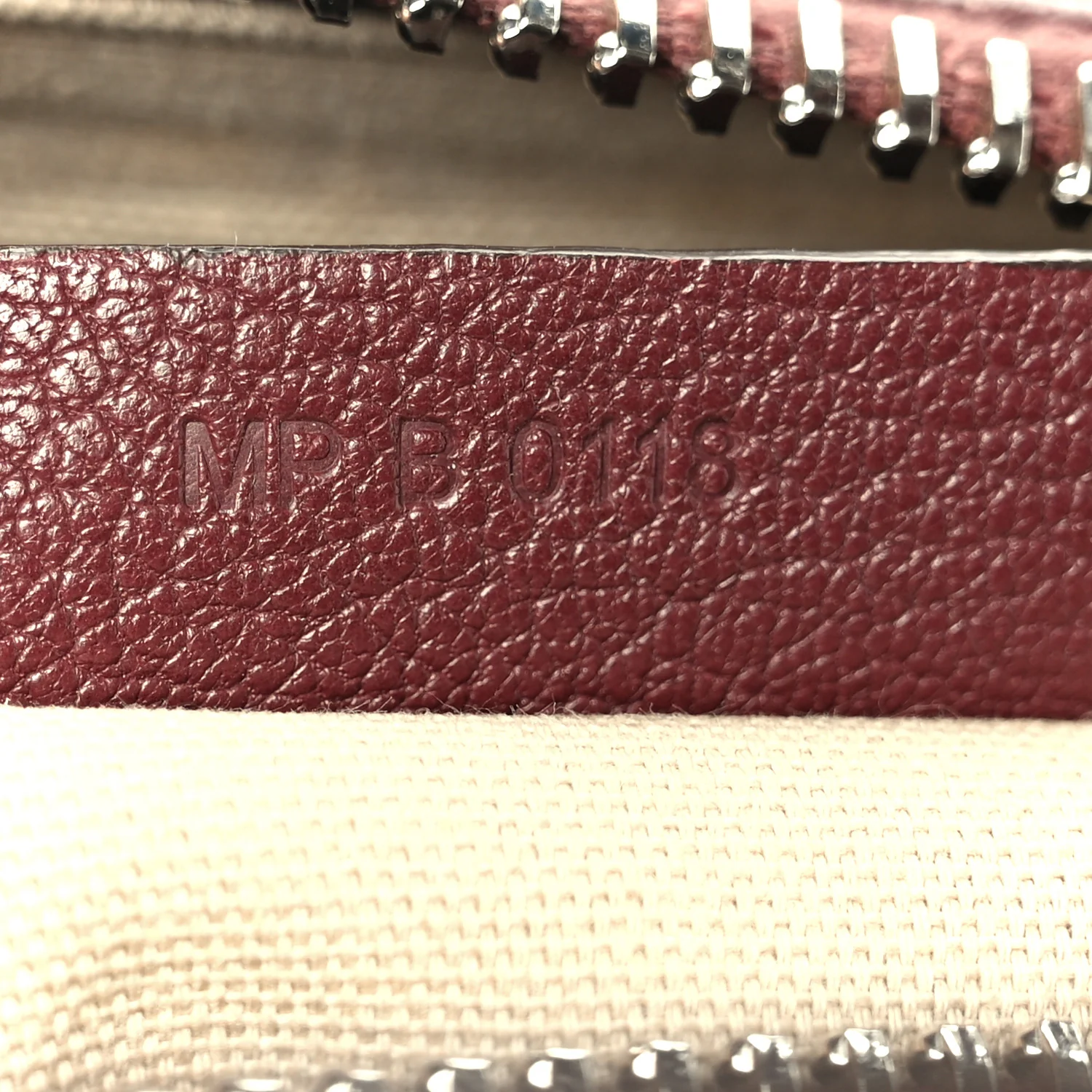 Sugar Goatskin Mini Antigona Oxblood - Image 7
