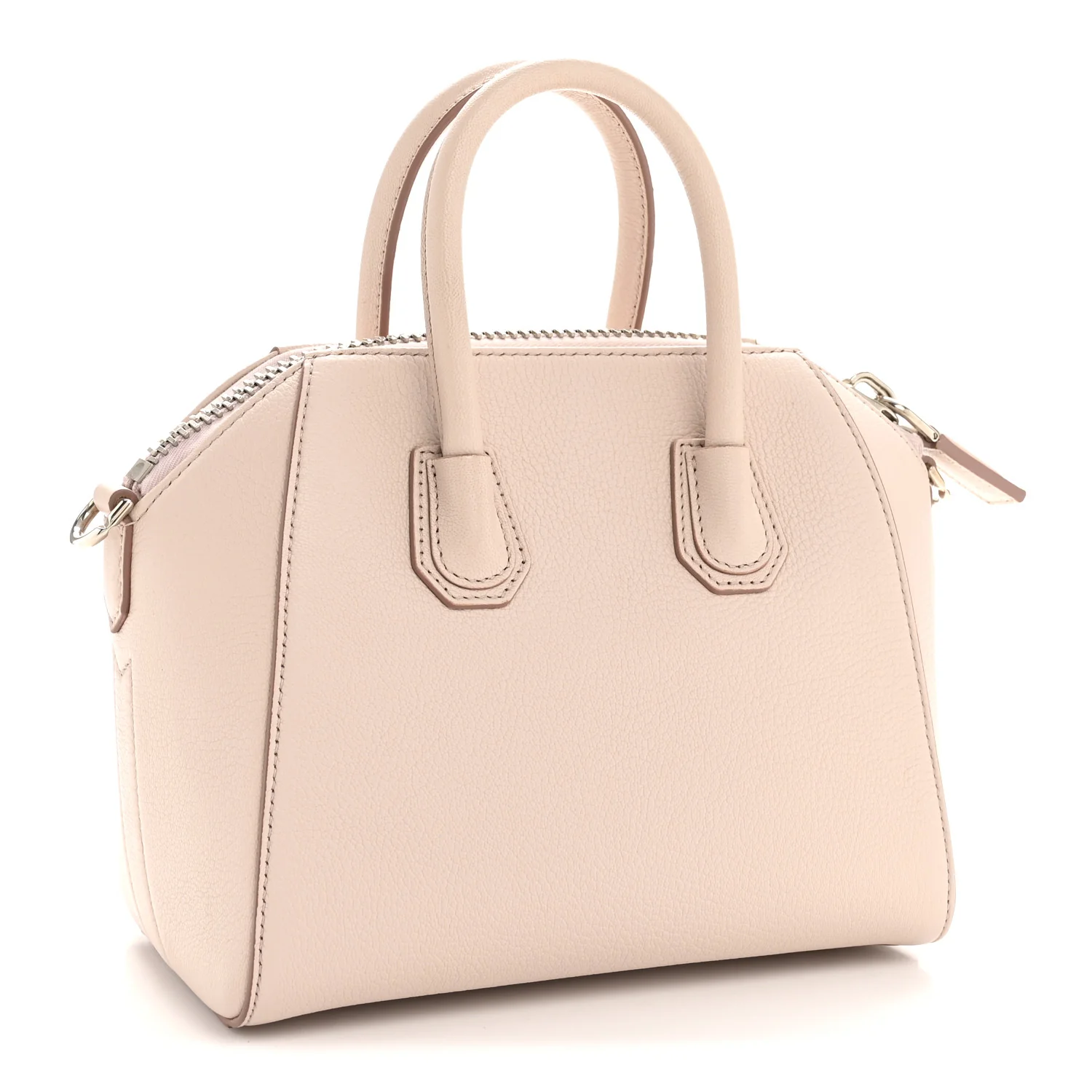 Sugar Goatskin Mini Antigona Pale Pink - Image 3