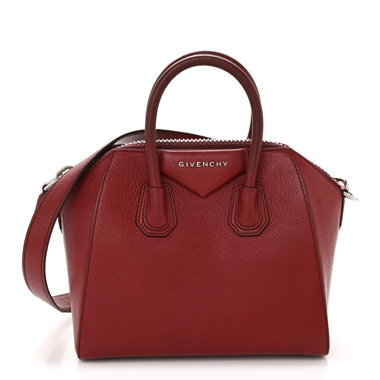 Sugar Goatskin Mini Antigona Red