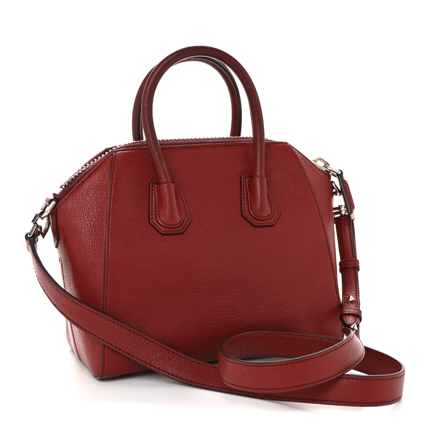 Sugar Goatskin Mini Antigona Red - Image 2