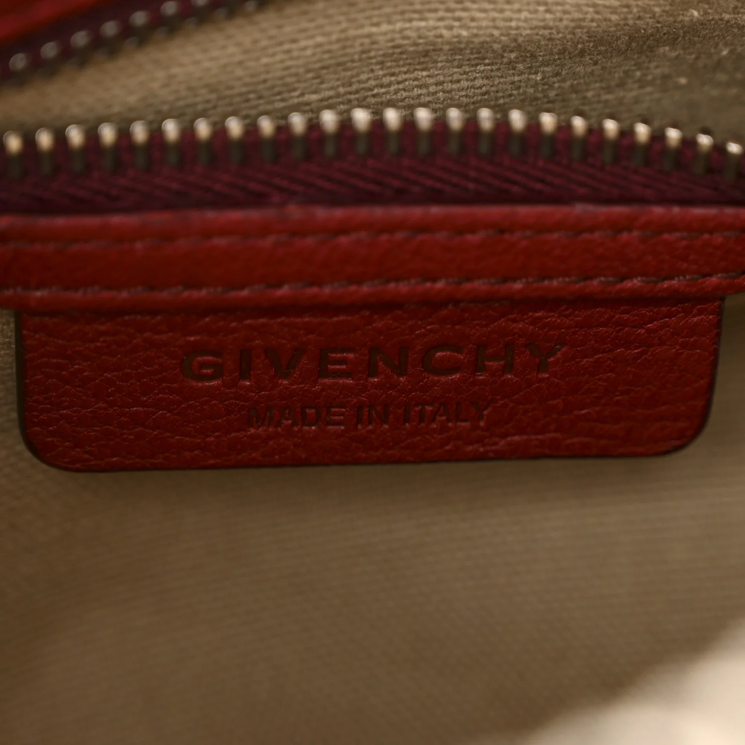 Sugar Goatskin Mini Antigona Red - Image 5