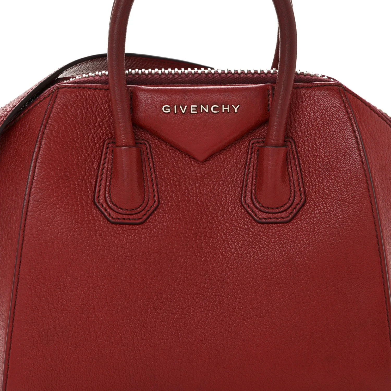 Sugar Goatskin Mini Antigona Red - Image 7