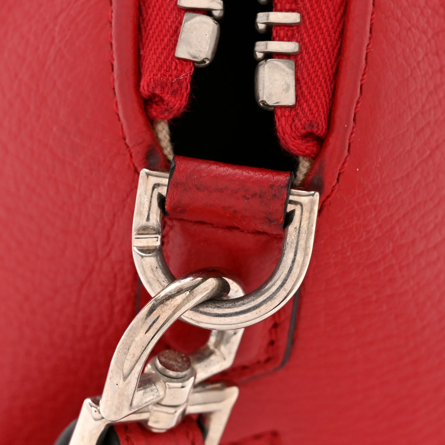 Sugar Goatskin Mini Antigona Red - Image 12