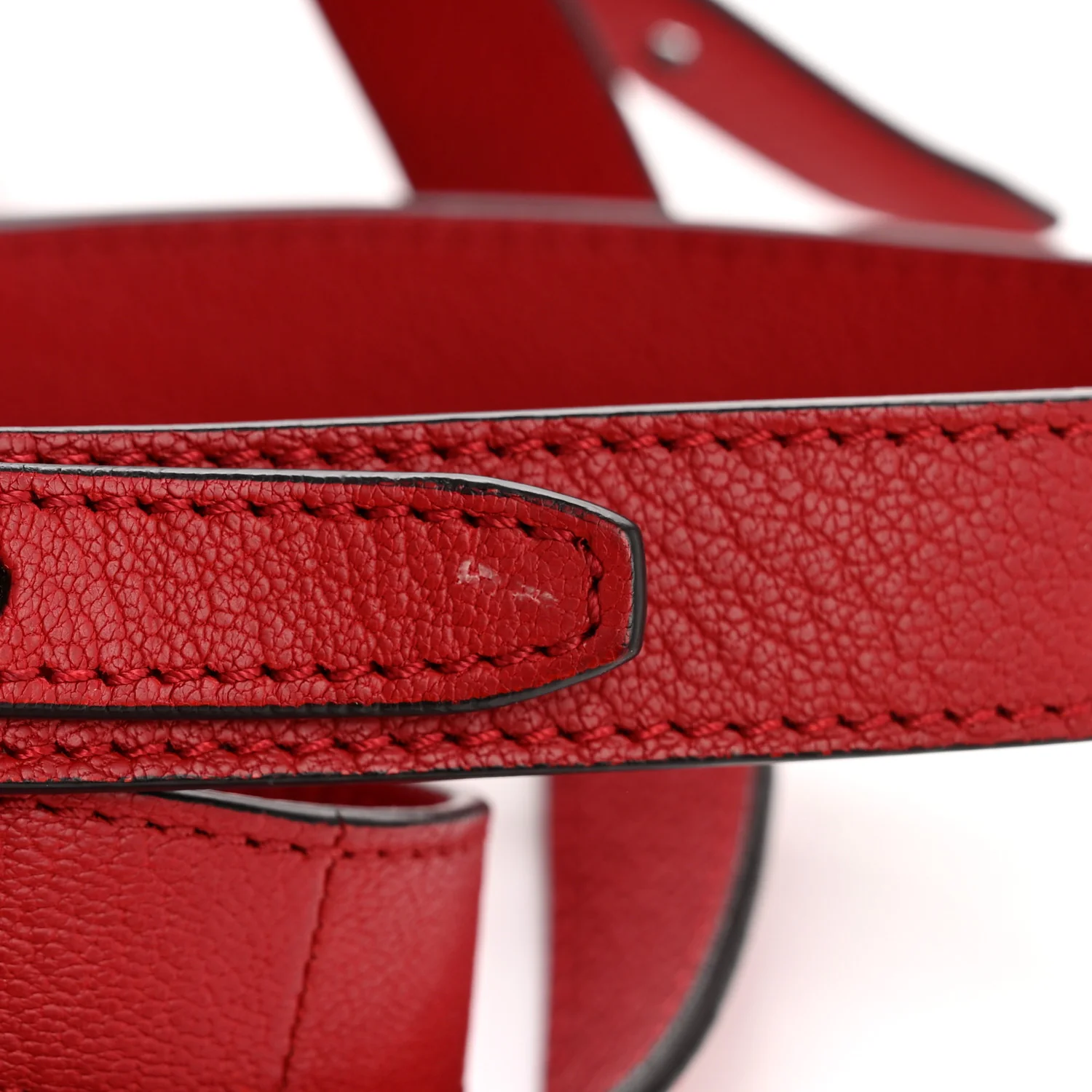 Sugar Goatskin Mini Antigona Red - Image 14