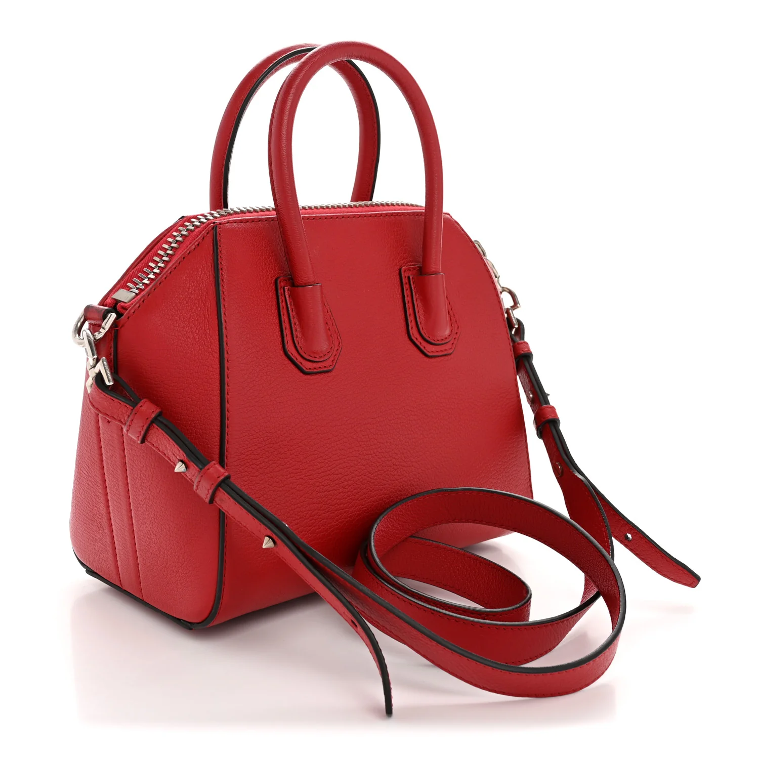 Sugar Goatskin Mini Antigona Red - Image 3
