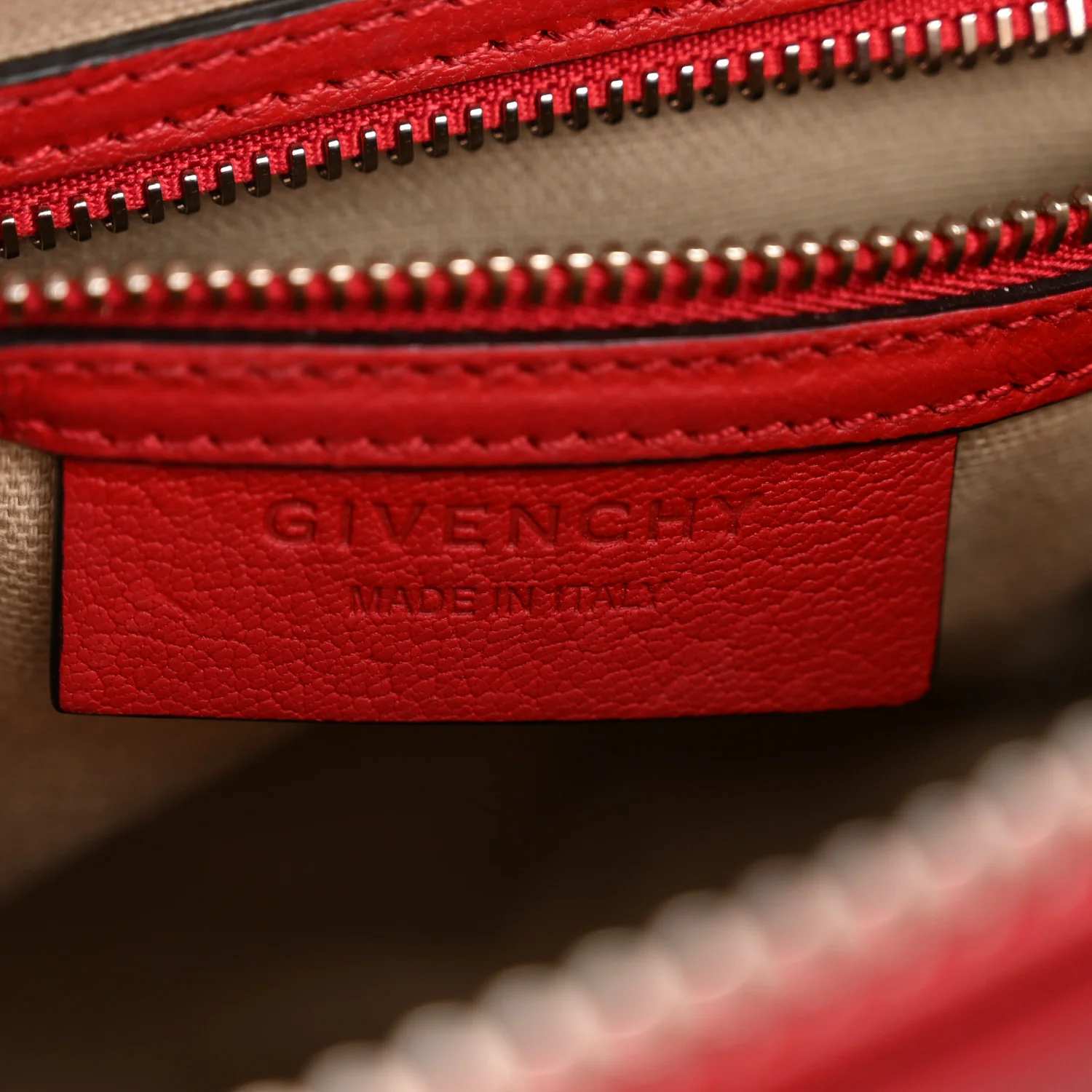 Sugar Goatskin Mini Antigona Red - Image 6
