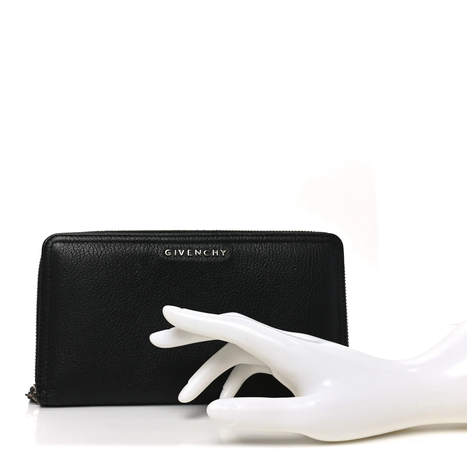 Sugar Goatskin Pandora Zip Around Wallet Black - Image 2