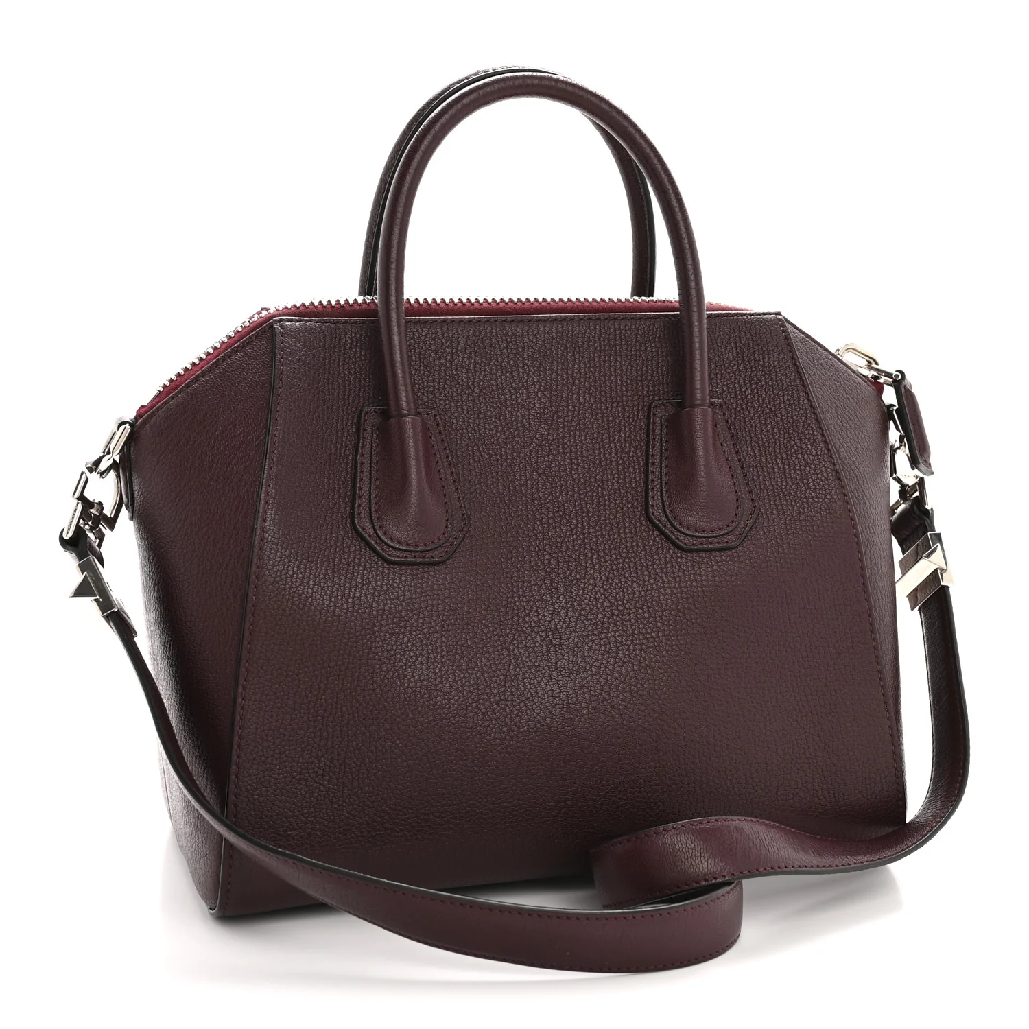 Sugar Goatskin Small Antigona Aubergine - Image 3