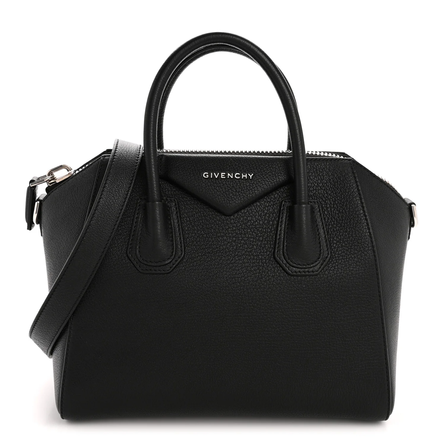 Sugar Goatskin Small Antigona Black